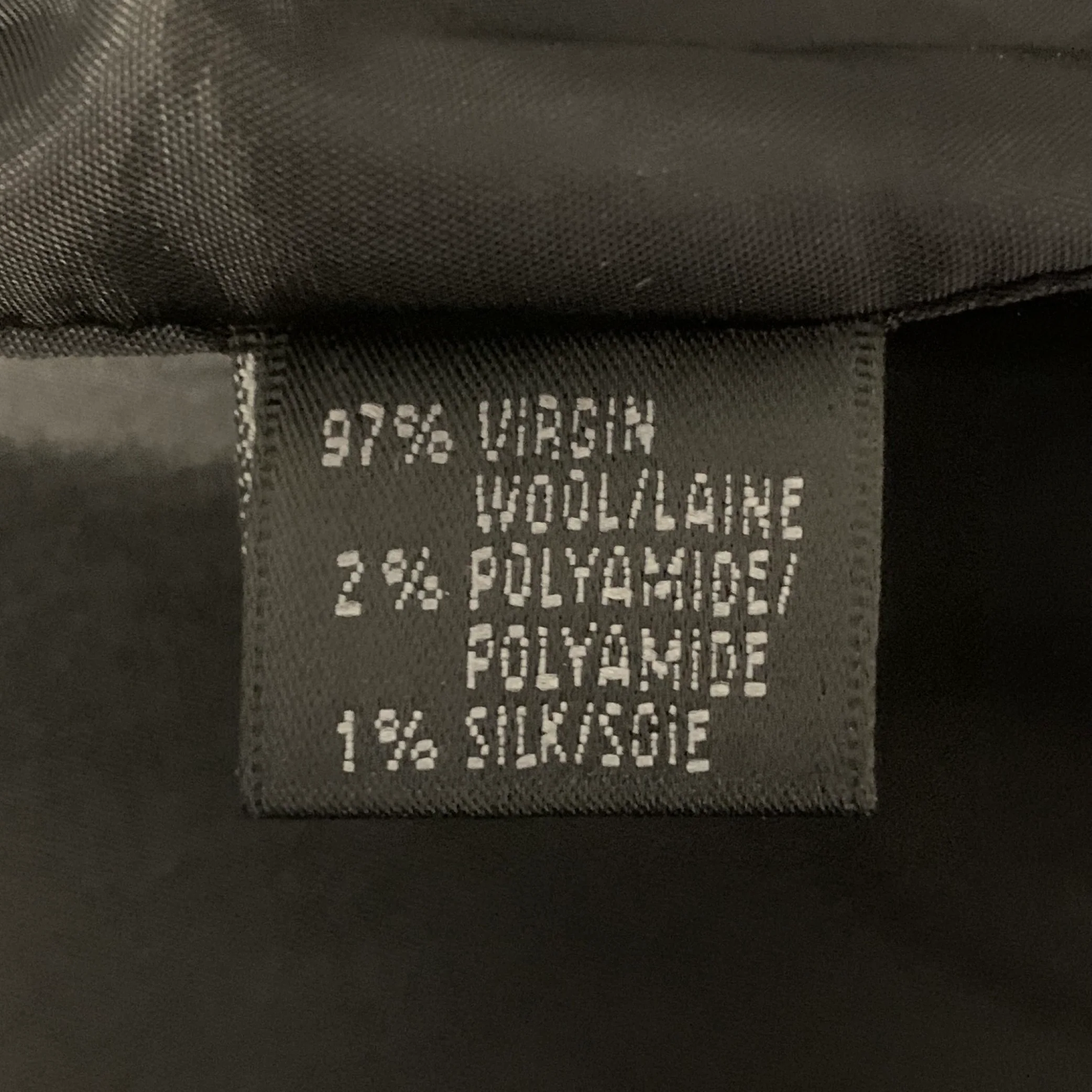 LAFAYETTE 148 Size 2 Black Blue Wool Blend Blazer - Image 8