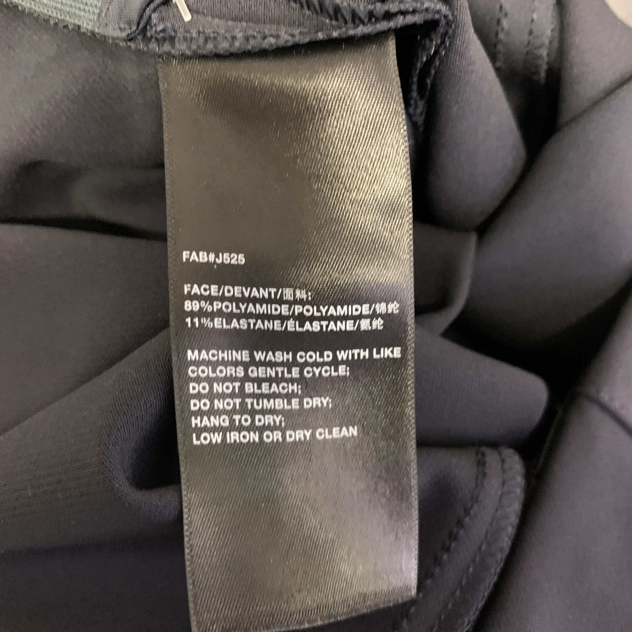 LAFAYETTE 148 Size 8 Black Polyamide Bend Trouser Cut Casual Pants - Image 5