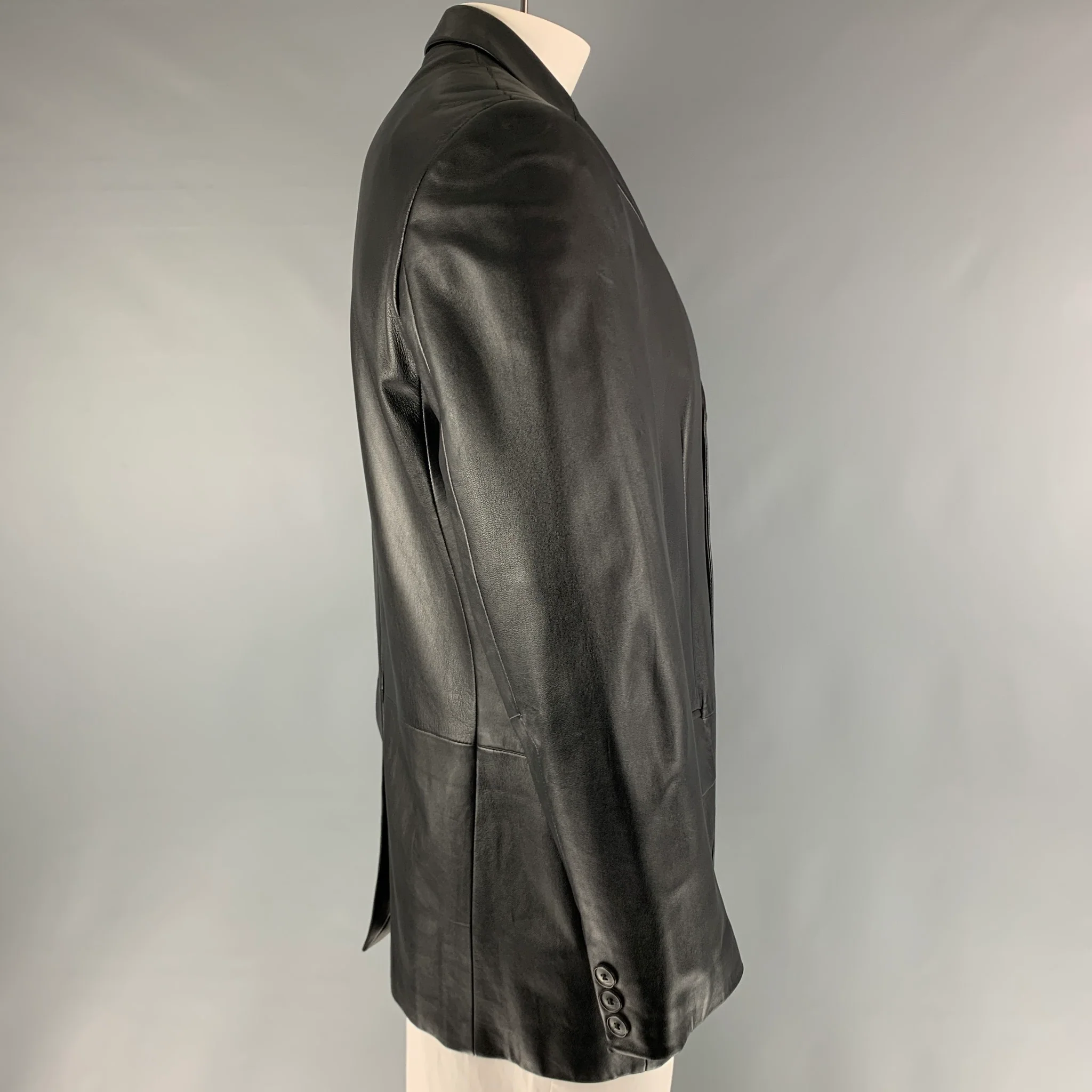 LAGERFELD Chest Size 40 Size 40 Black Single breasted Jacket - Image 3