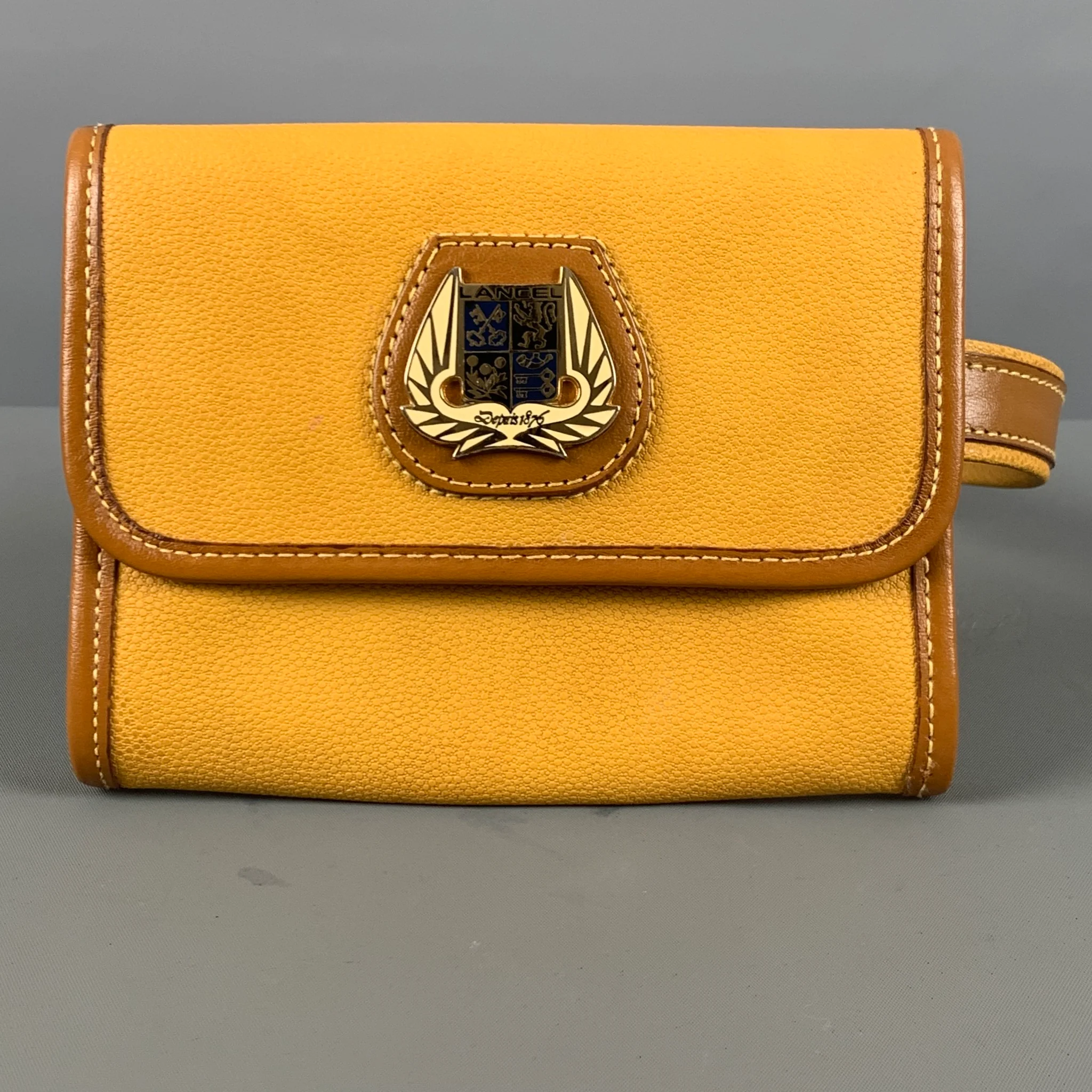 LANCEL Tan Solid Belt-bag Handbag