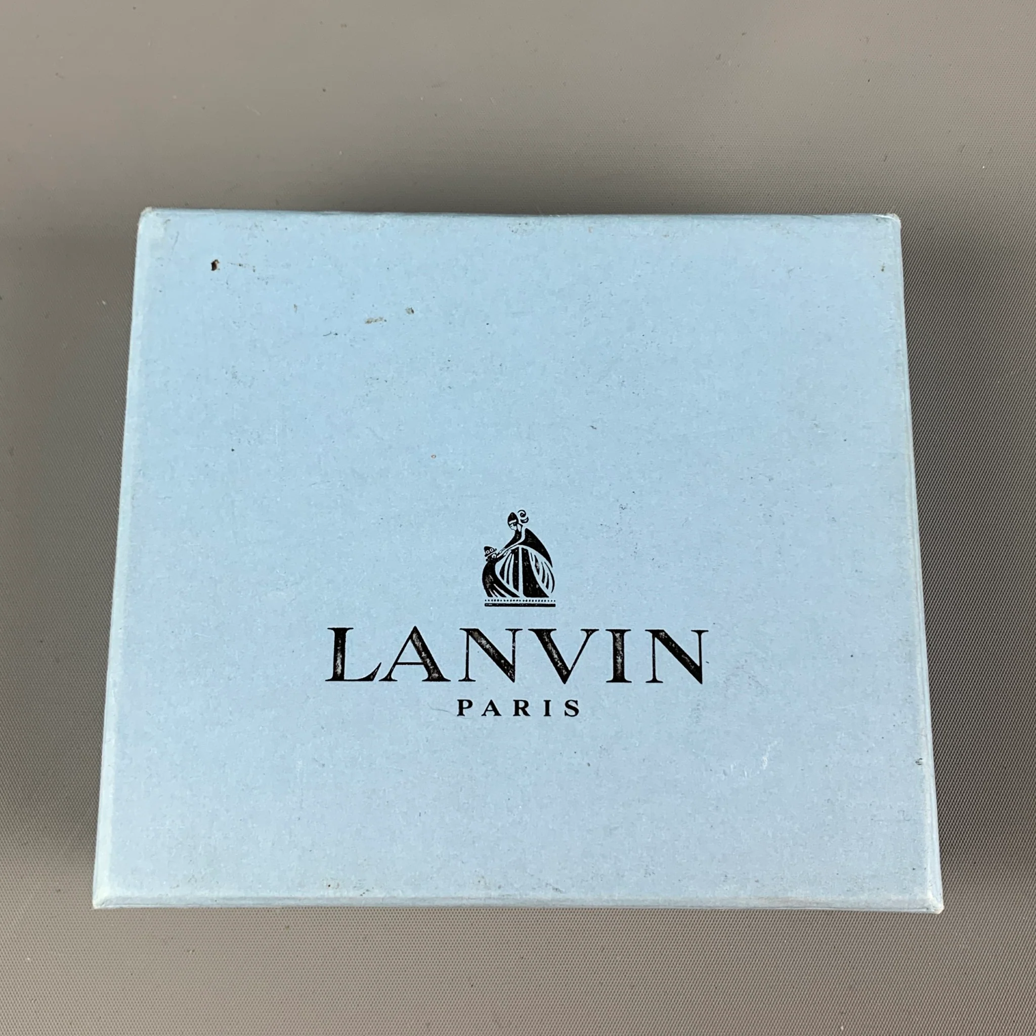LANVIN Charmeuse Black Wrinkled Patent Leather Wallet - Image 5