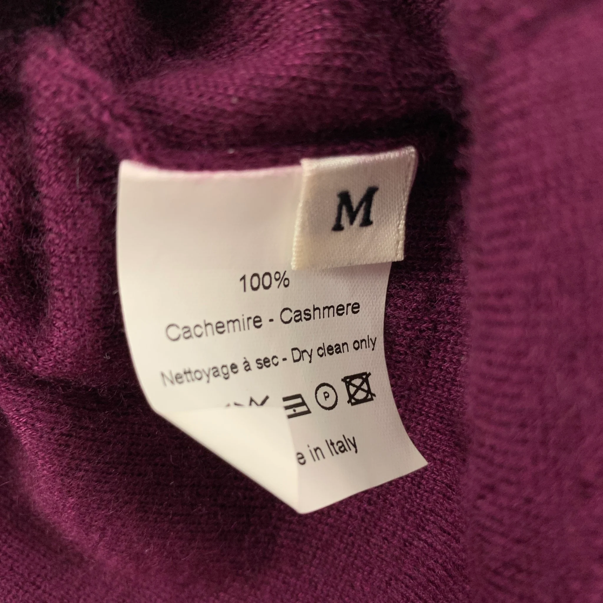 LANVIN Size M Purple Cashmere 3/4 Sleeves Cardigan Set - Image 8