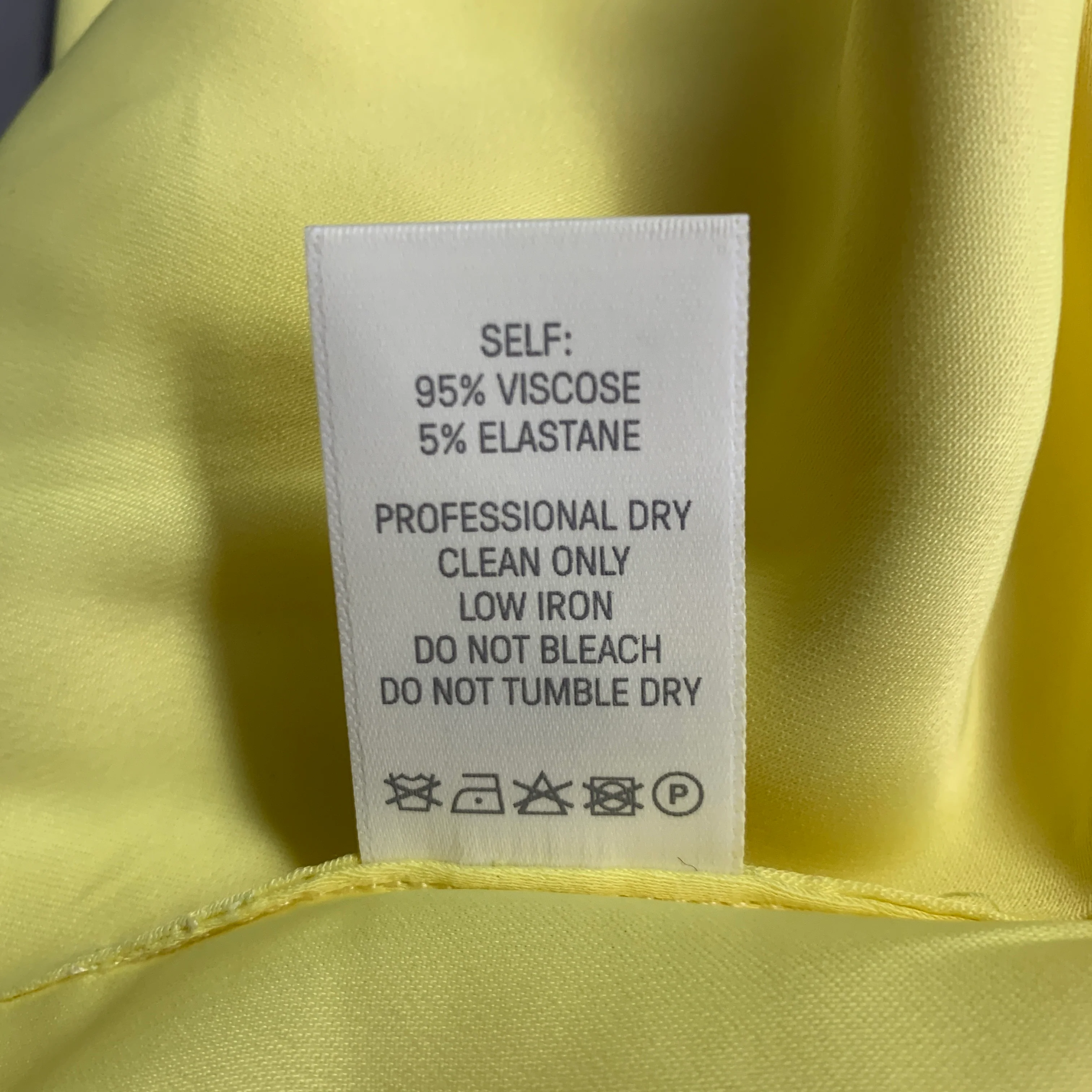 LAPOINTE Size 0 Yellow Neon Viscose Blend Side Zipper Dress Top - Image 6