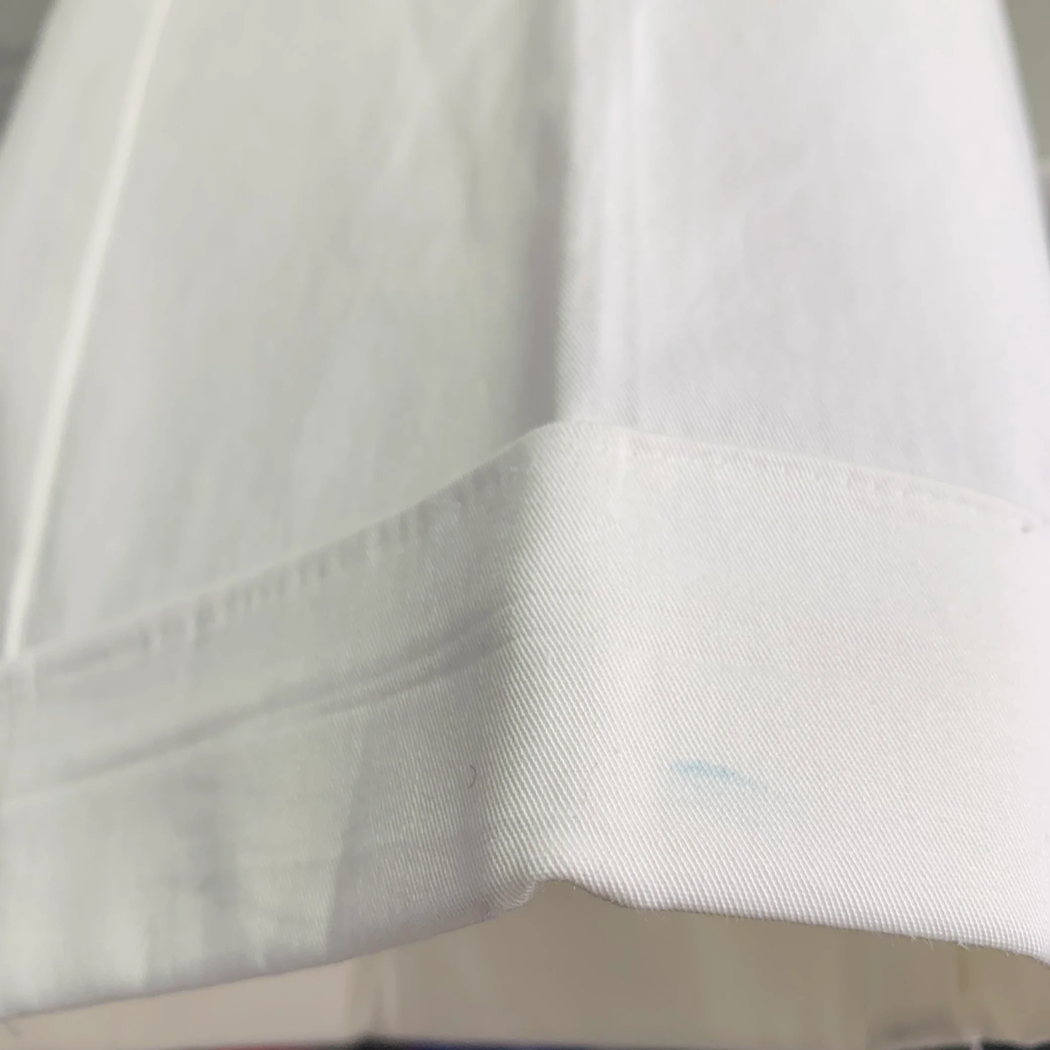LARDINI Size 33 White Cotton Blend Pleated Button Fly Dress Pants - Image 9