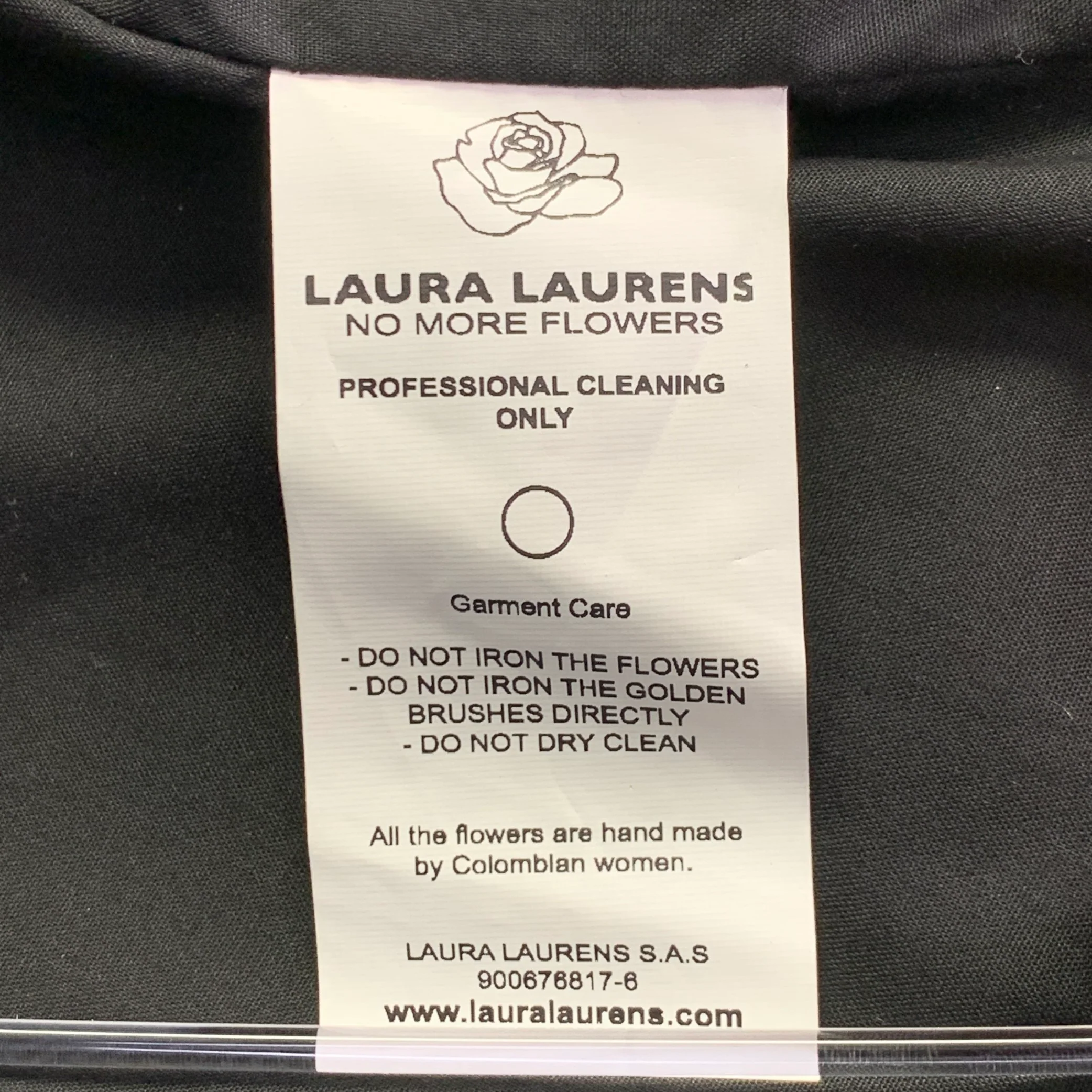 LAURA LAURENS Size M Gold Black Cotton Blend Faux Leather Jacket Blazer - Image 6
