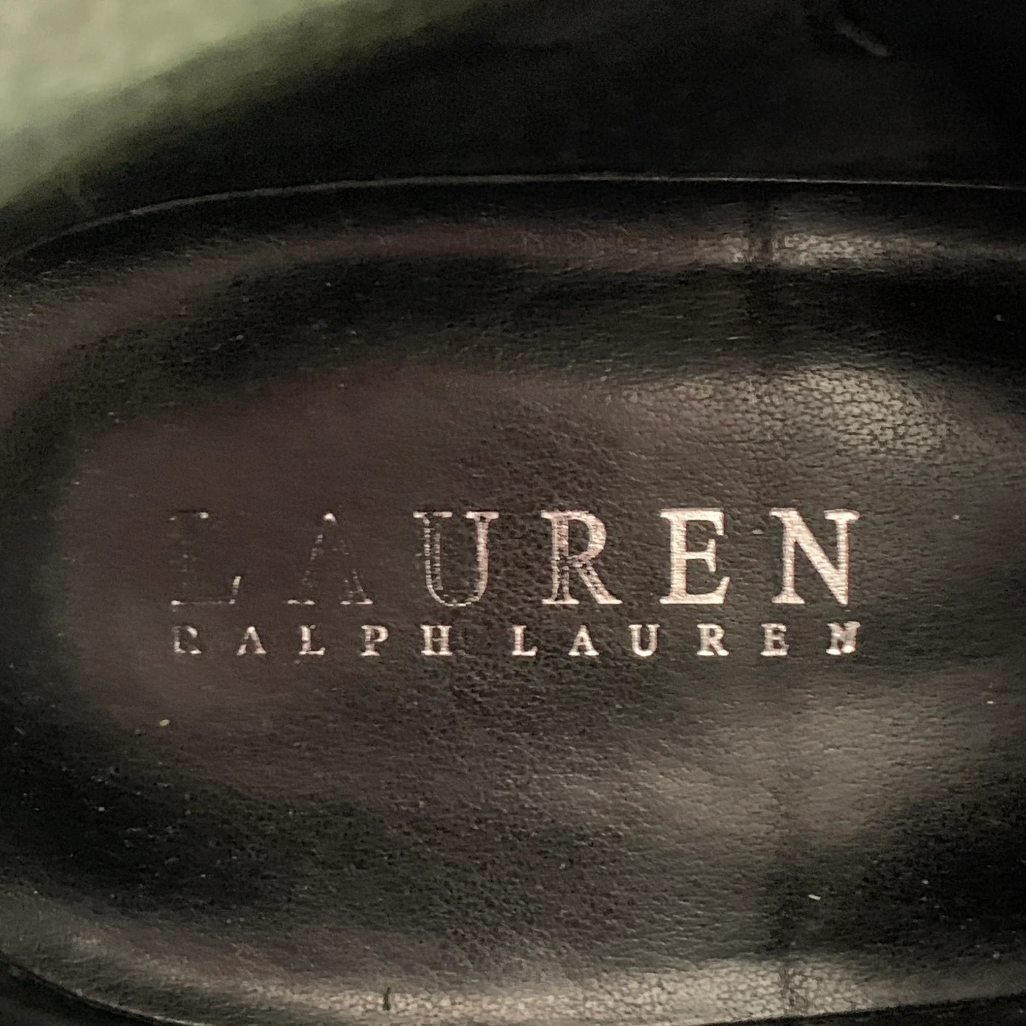 LAUREN by RALPH LAUREN Size 10 Shira Black Leather Double Side Zipper Boots - Image 7