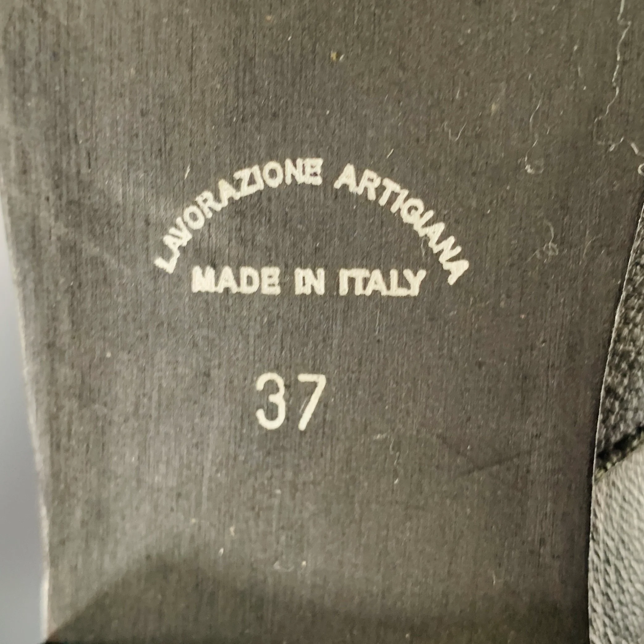 LAVORAZIONE ARTIGIANA Size 7 Black Pull On Boots - Image 7