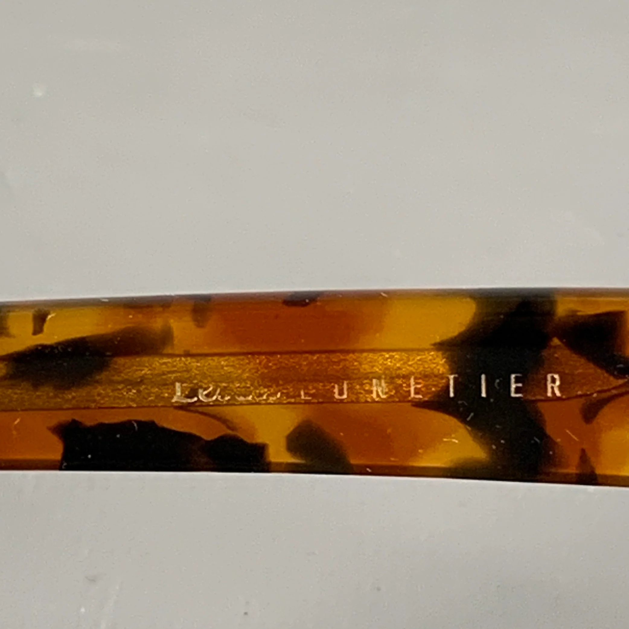 LESCA LUNETIER Brown Tortoiseshell Acetate Sunglasses - Image 6