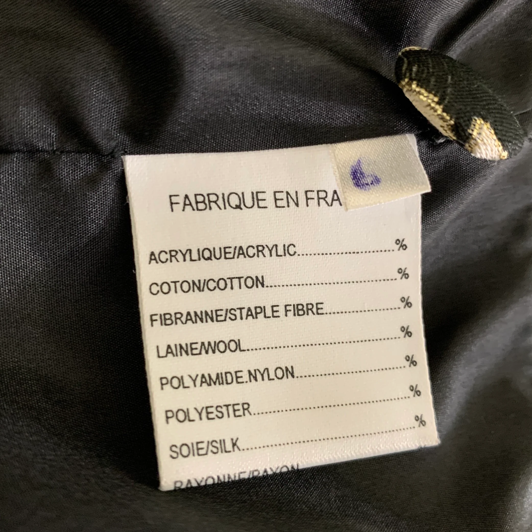 L'ESCALIER D'ARGENT Size 46 Gold Black Damask Jacquard Vest - Image 6