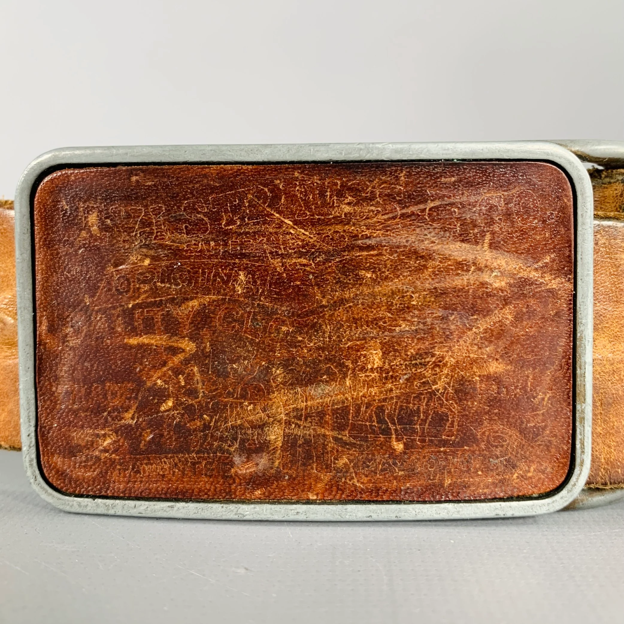 LEVI STRAUSS Size 36 Brown Leather Belt - Image 2