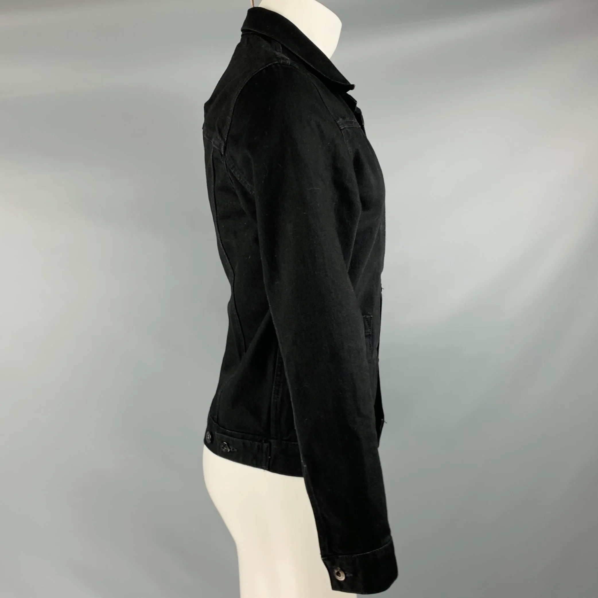 LEVI STRAUSS Size S Black Cotton Worker Jacket - Image 2