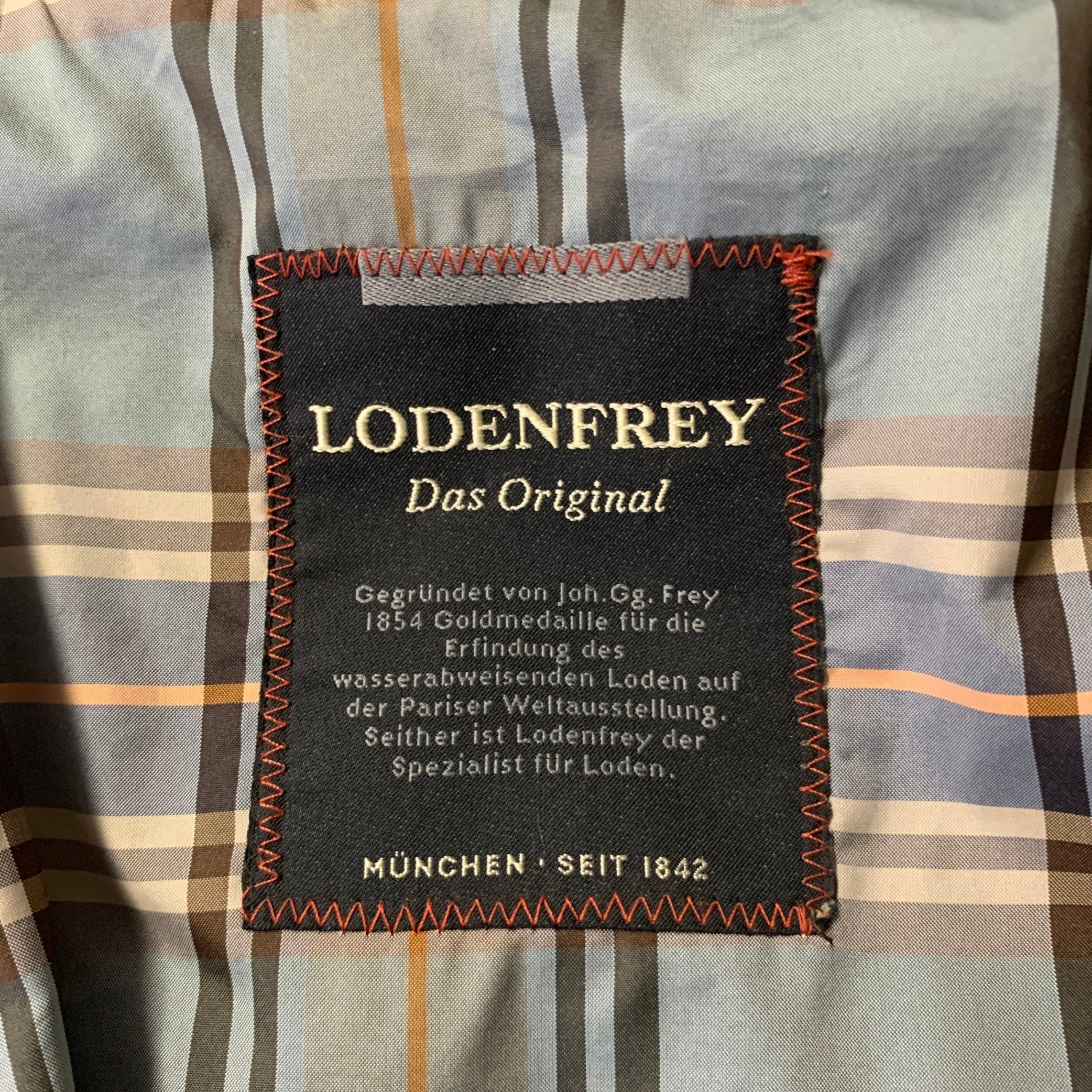 LODENFREY Size XXL Brown Wool Field Jacket - Image 6