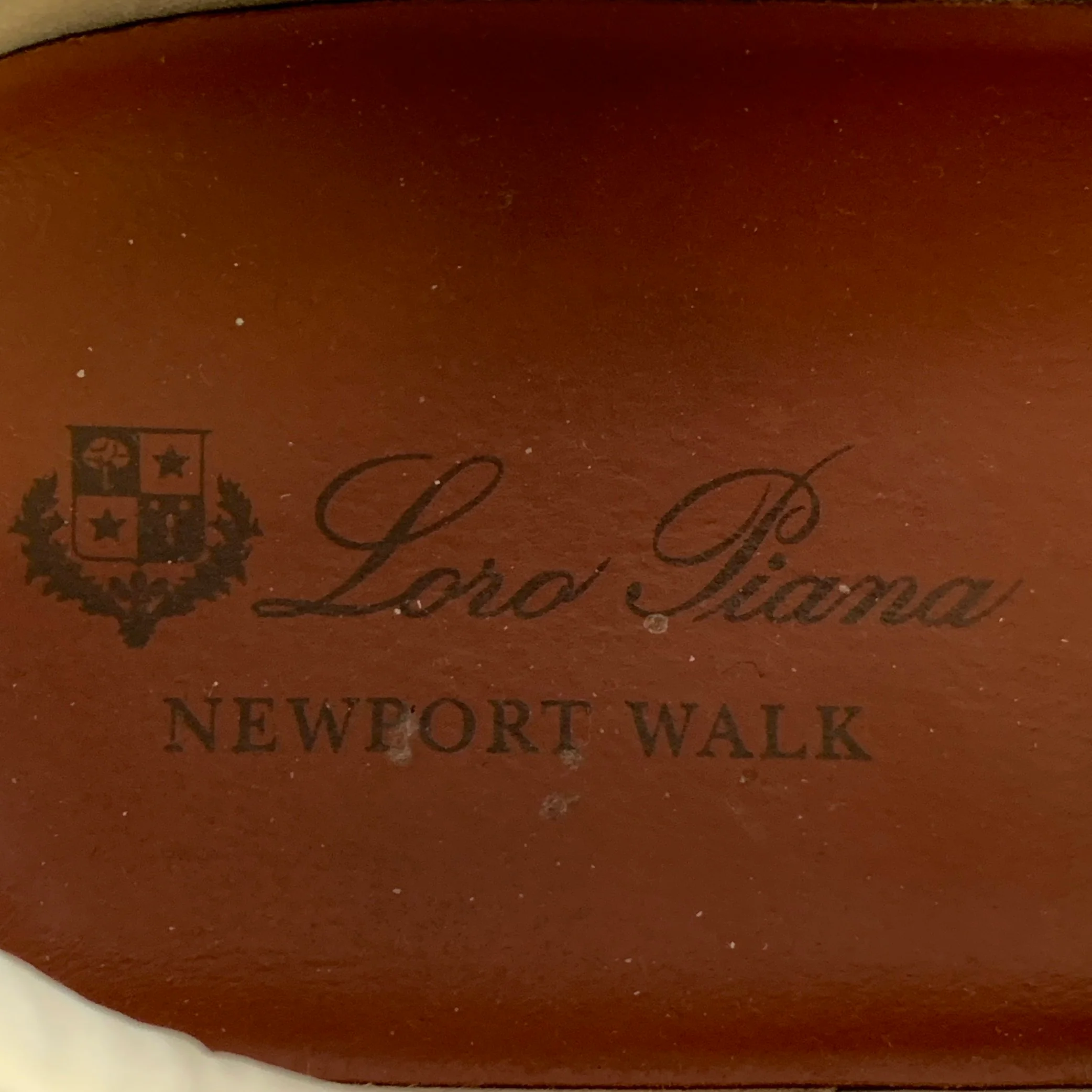 LORO PIANA Size 12 Newport Walk White Grey Nylon Suede Low Top Sneakers - Image 7