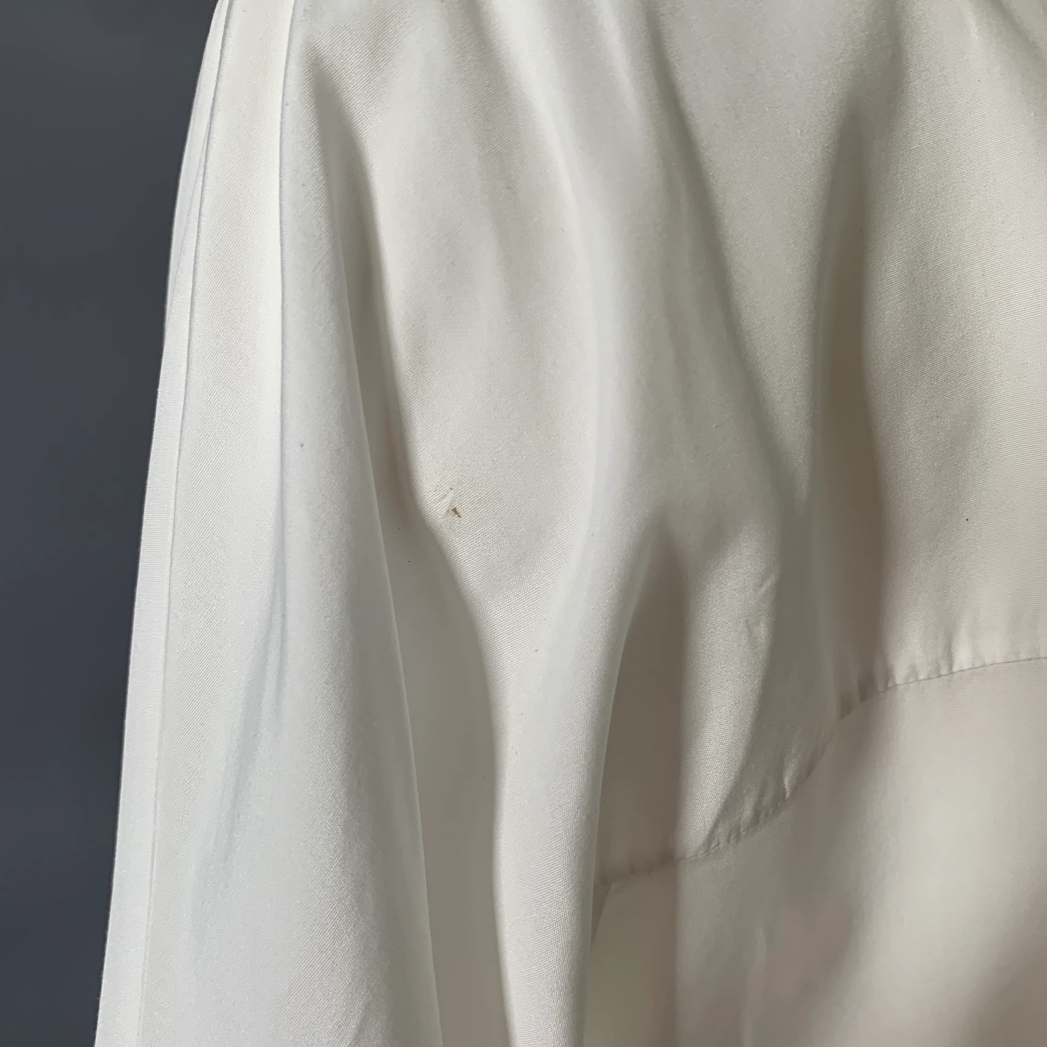 LORO PIANA Size 12 White Cotton Dress Shirt - Image 5