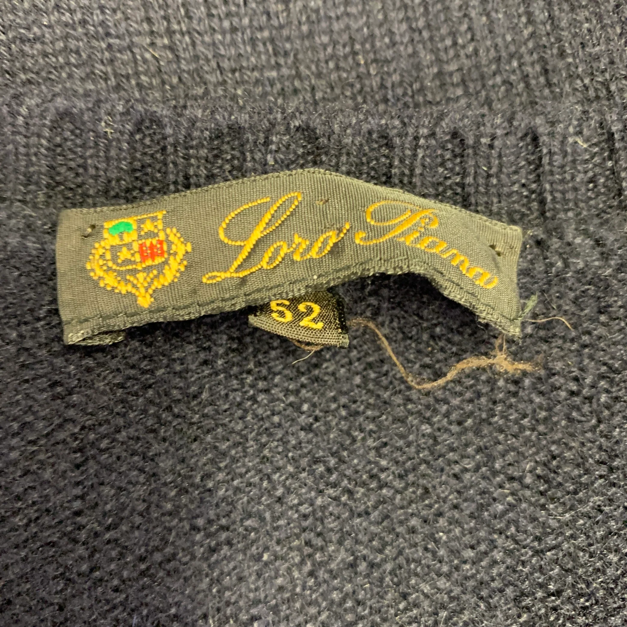 LORO PIANA Size L Navy Cashmere Crew Neck Sweater - Image 5