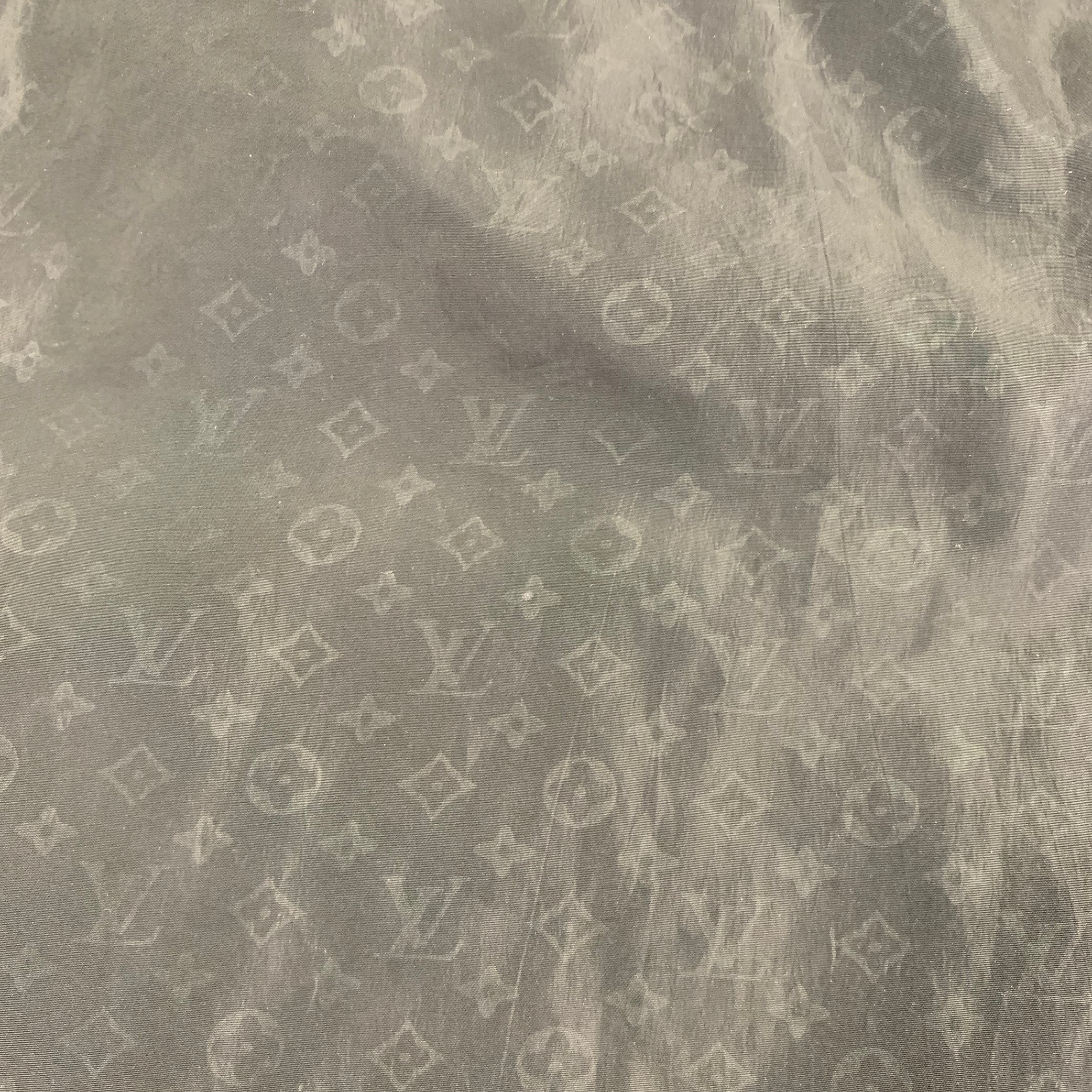 LOUIS VUITTON Size M Black Logo Nylon Drawstring Swim Trunks - Image 5