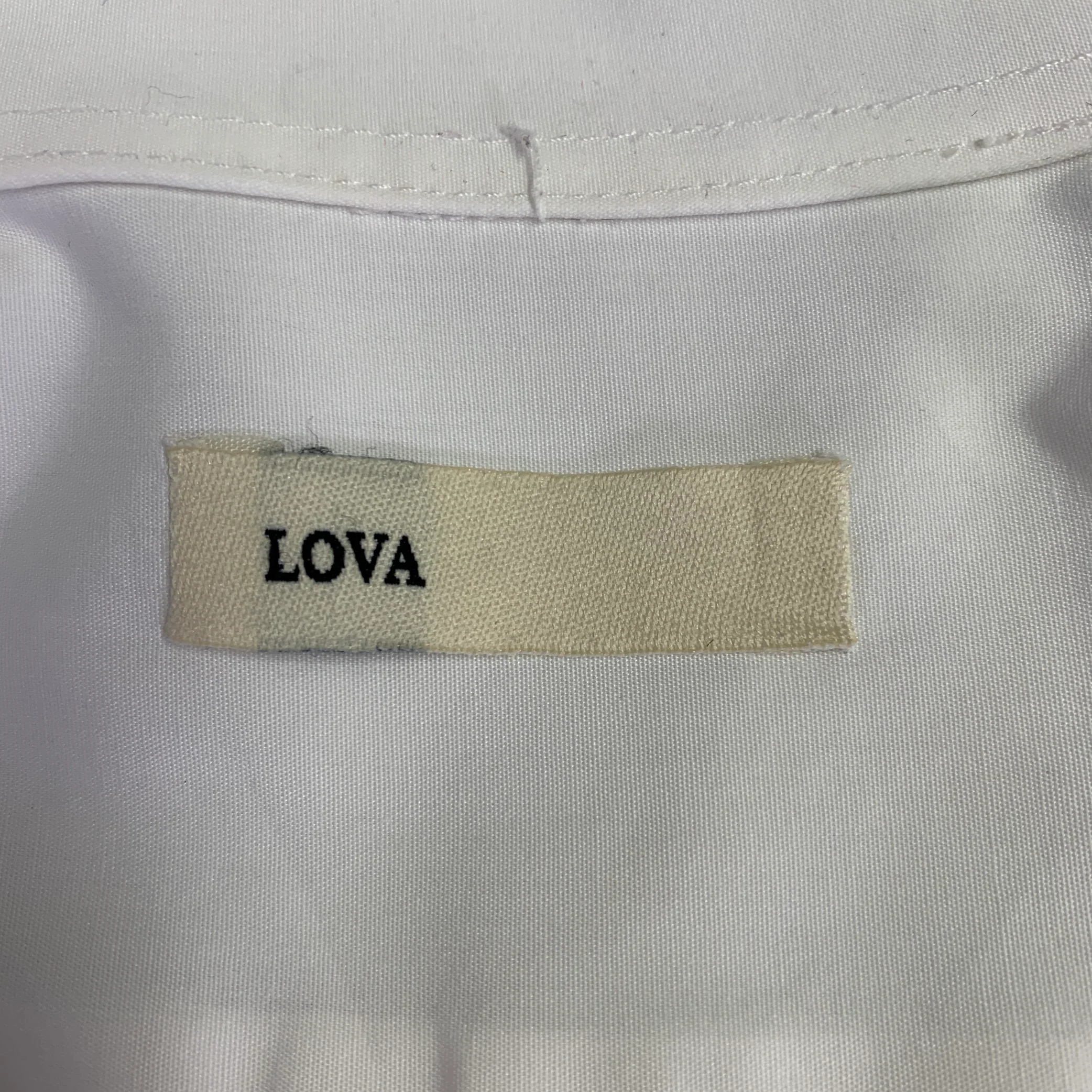 LOVA Size L White Tuxedo Long Sleeve Shirt - Image 5