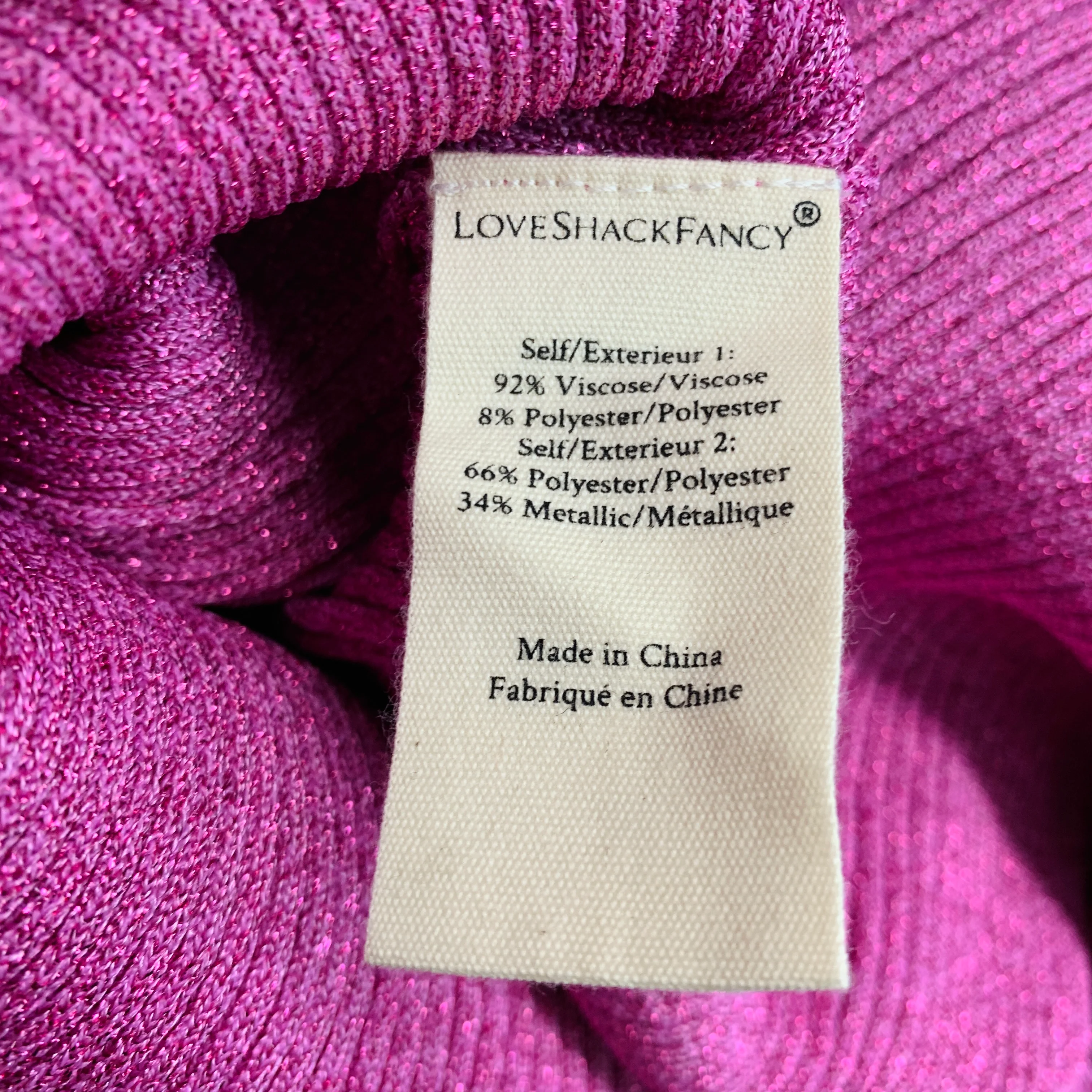 LOVESHACKFANCY Size XS Pink Viscose Ribbed Cutout Dress - Image 6