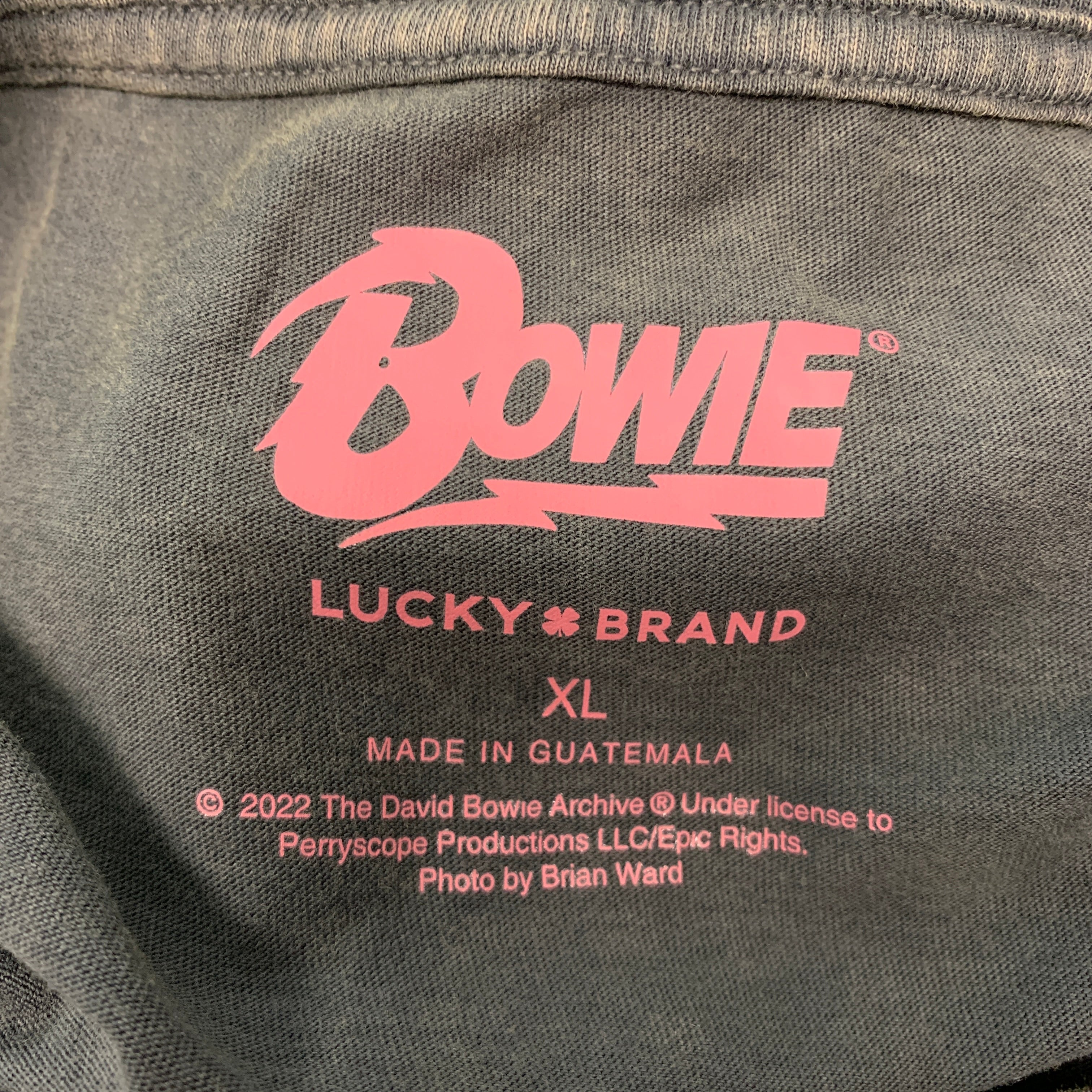 LUCKY BRAND Size XL Black Rock Concert Cotton Crew Neck T-shirt - Image 6