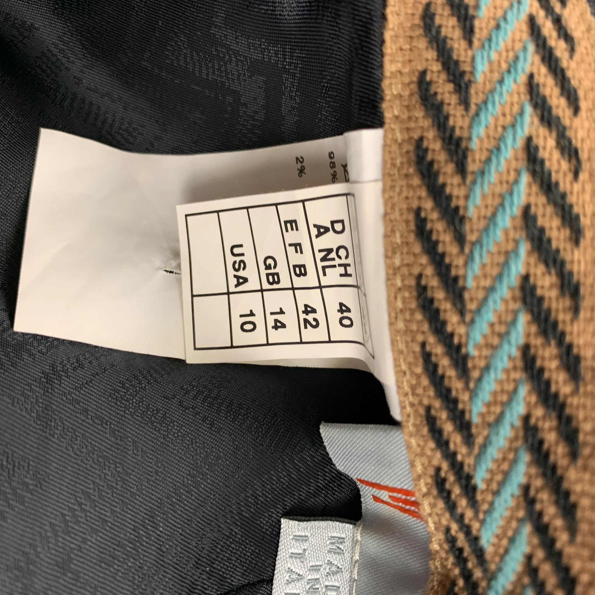 M MISSONI Size 10 Black Wool Pleated A-Line Skirt - Image 5