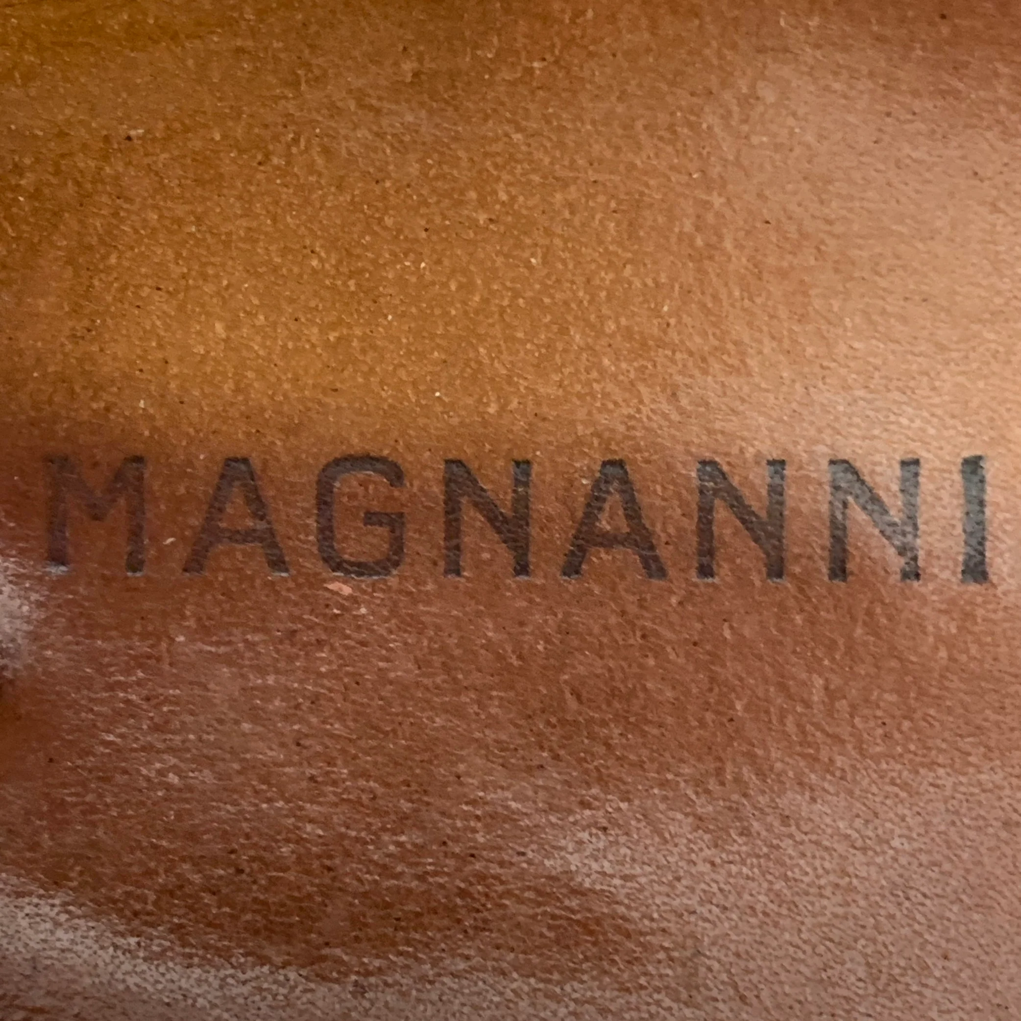 MAGNANNI Size 11 Brown Leather Penny Loafers - Image 7