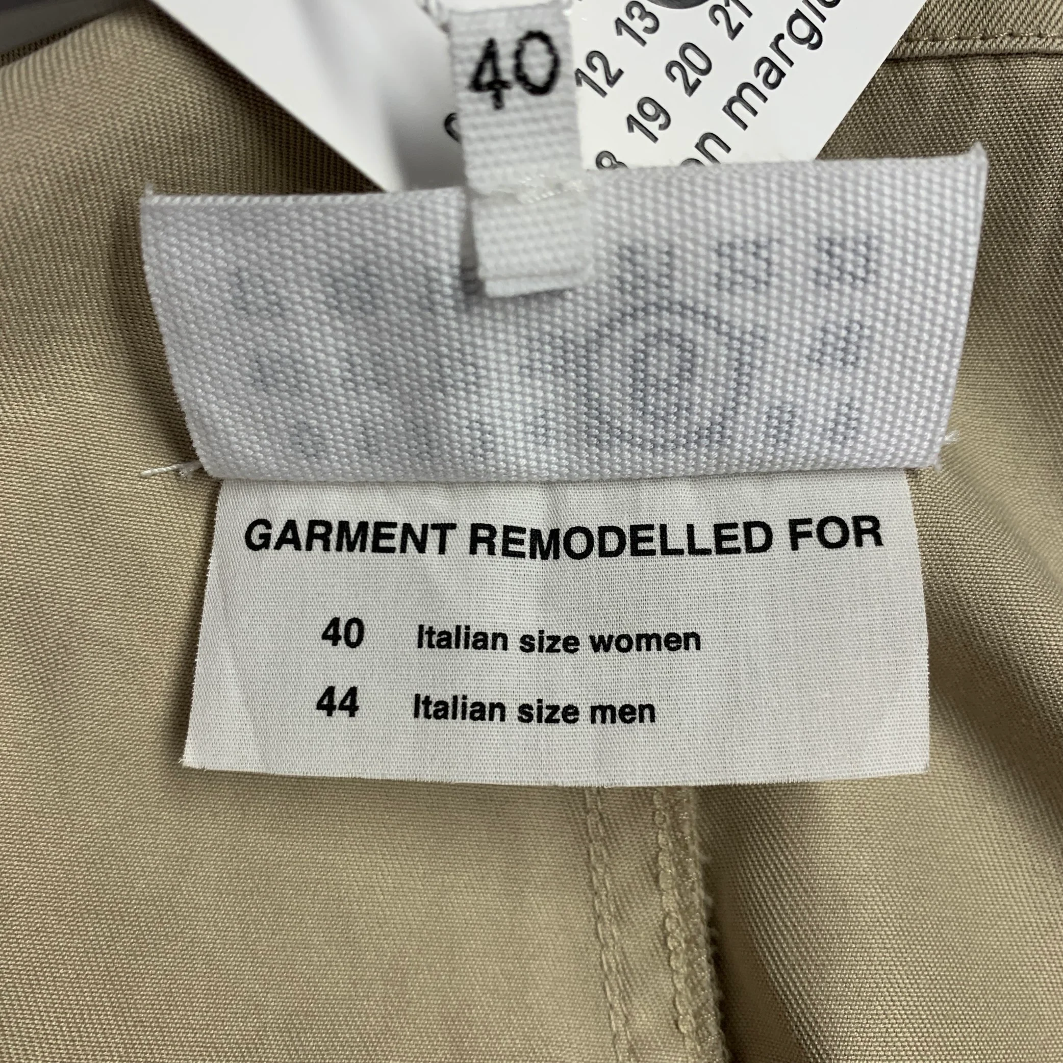 MAISON MARGIELA Size S Khaki Cotton Cargo Pockets Casual Pants - Image 6