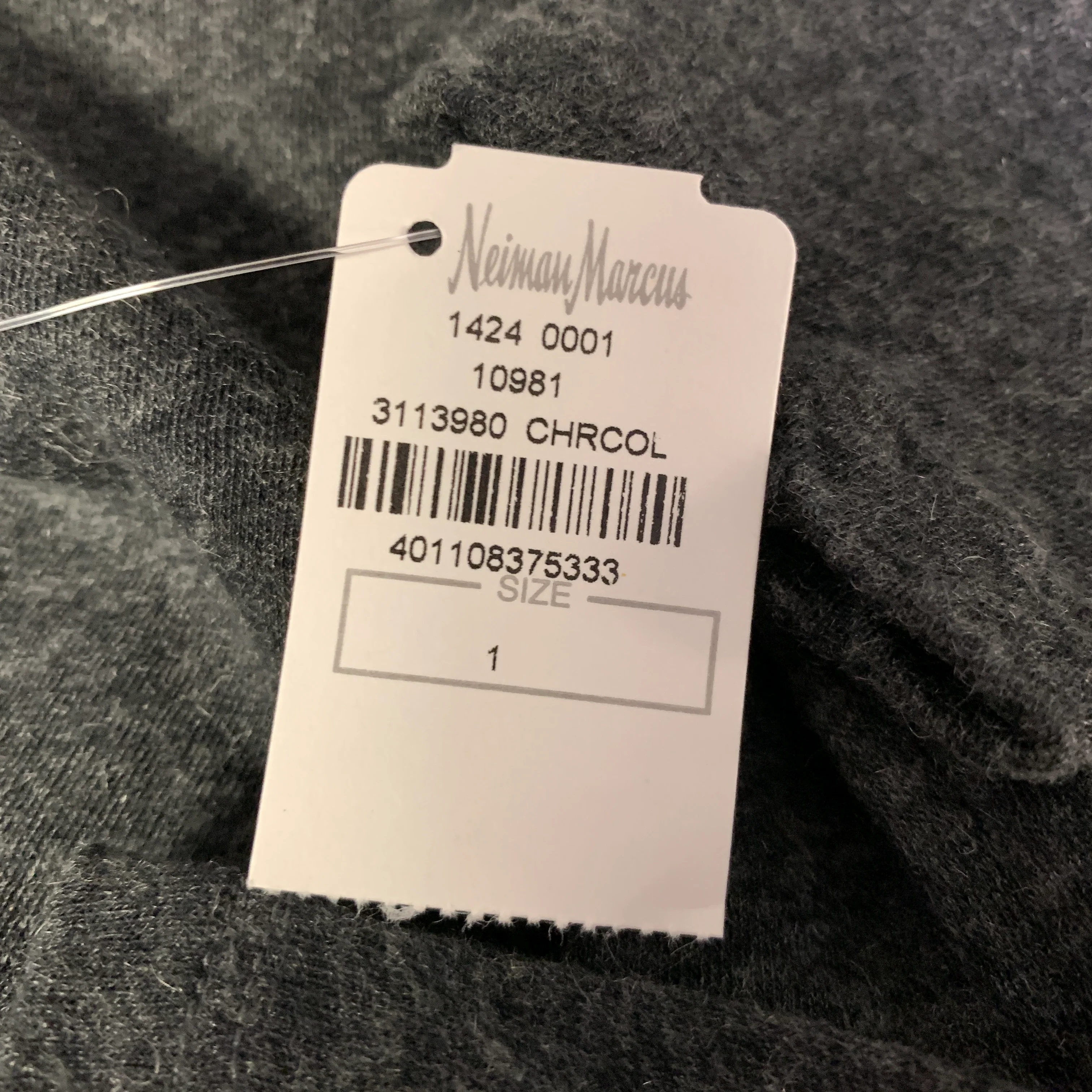 MAJESTIC FILATURES Size S Grey Cotton Cashmere Long Sleeve T-shirt - Image 6