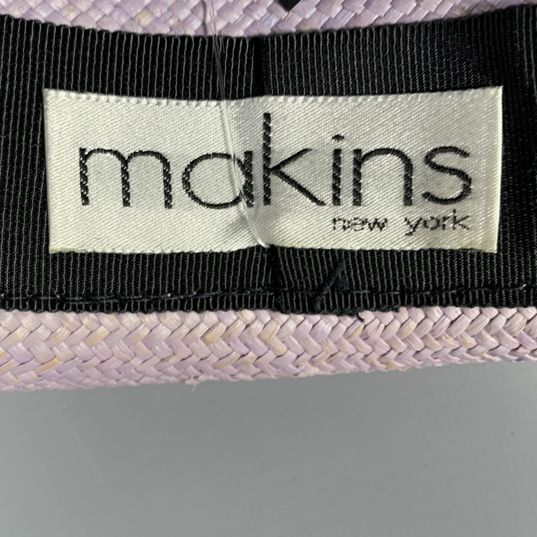 MAKINS Purple Orange Woven Straw Hats - Image 6