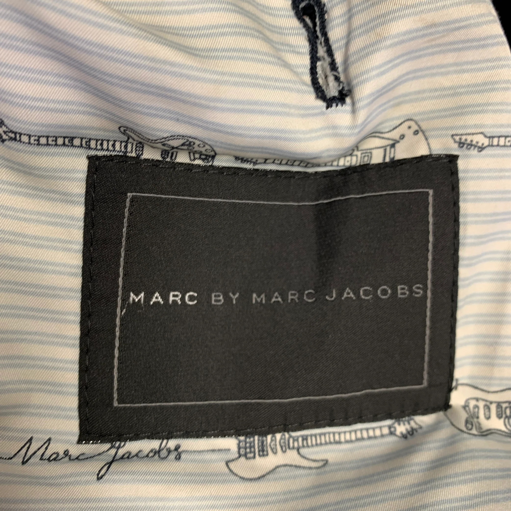 MARC by MARC JACOBS Size S Black Cotton Zip Up Coat - Image 14