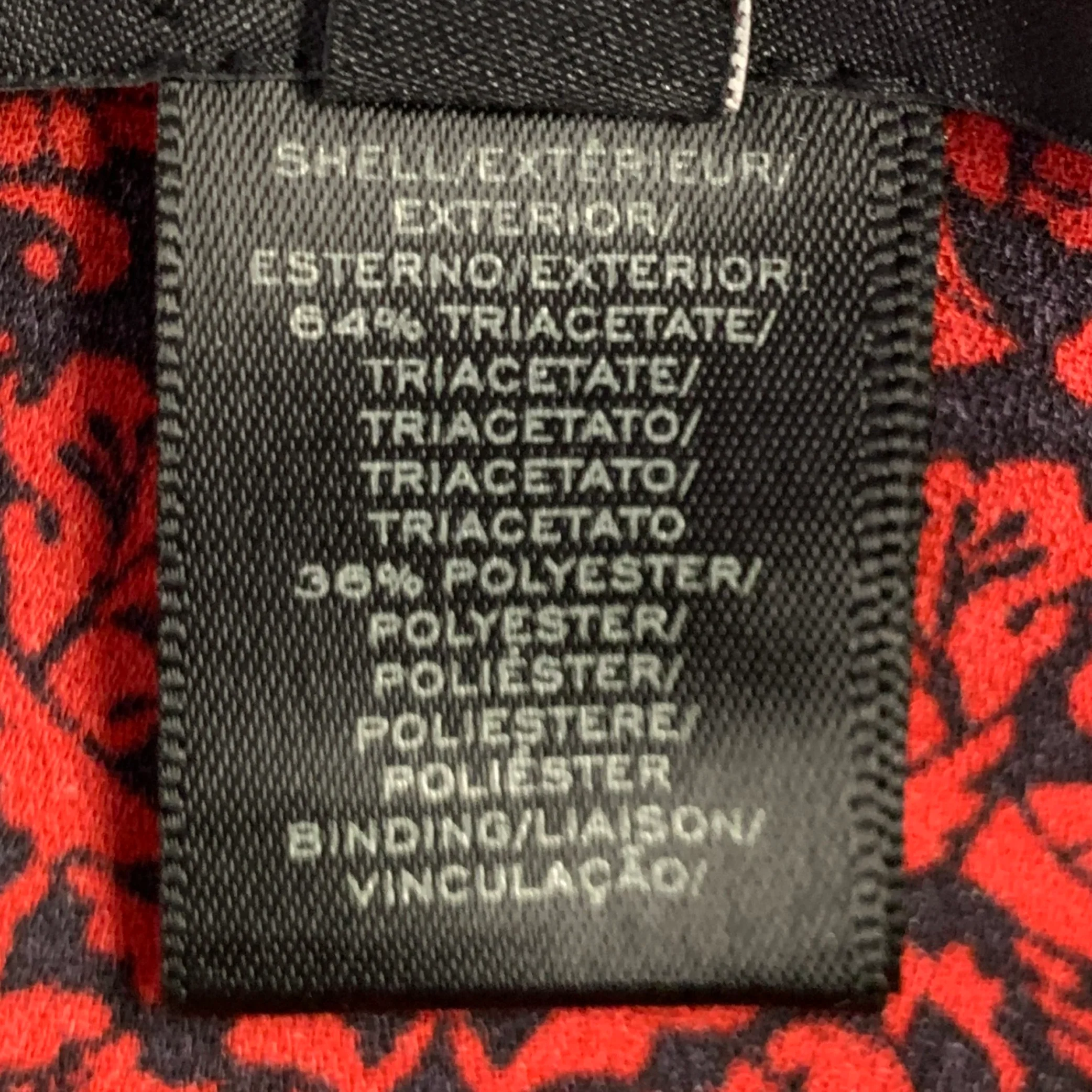 MARC by MARC JACOBS Size XS Red Black Polyester Blend Short Sleeve Blouse - Image 7