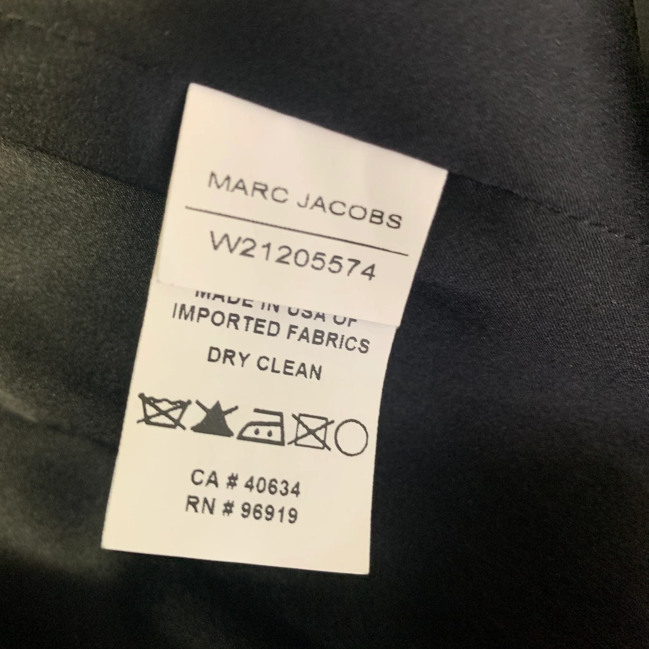 MARC JACOBS Size 0 Black Silk Sheath Knee-Length Dress - Image 5
