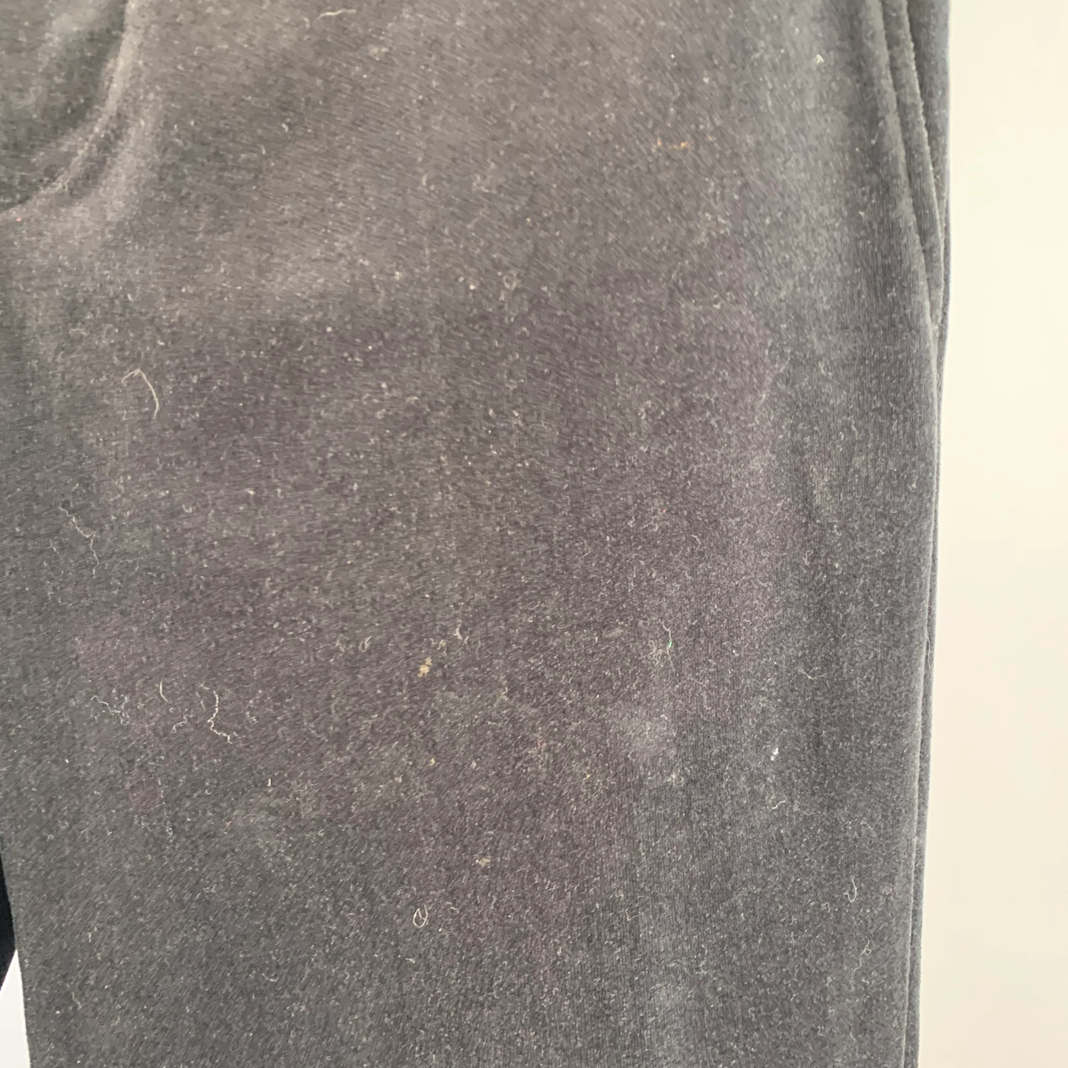MARC JACOBS Size 32 Black Cotton Velvet Wide Leg Casual Pants - Image 9