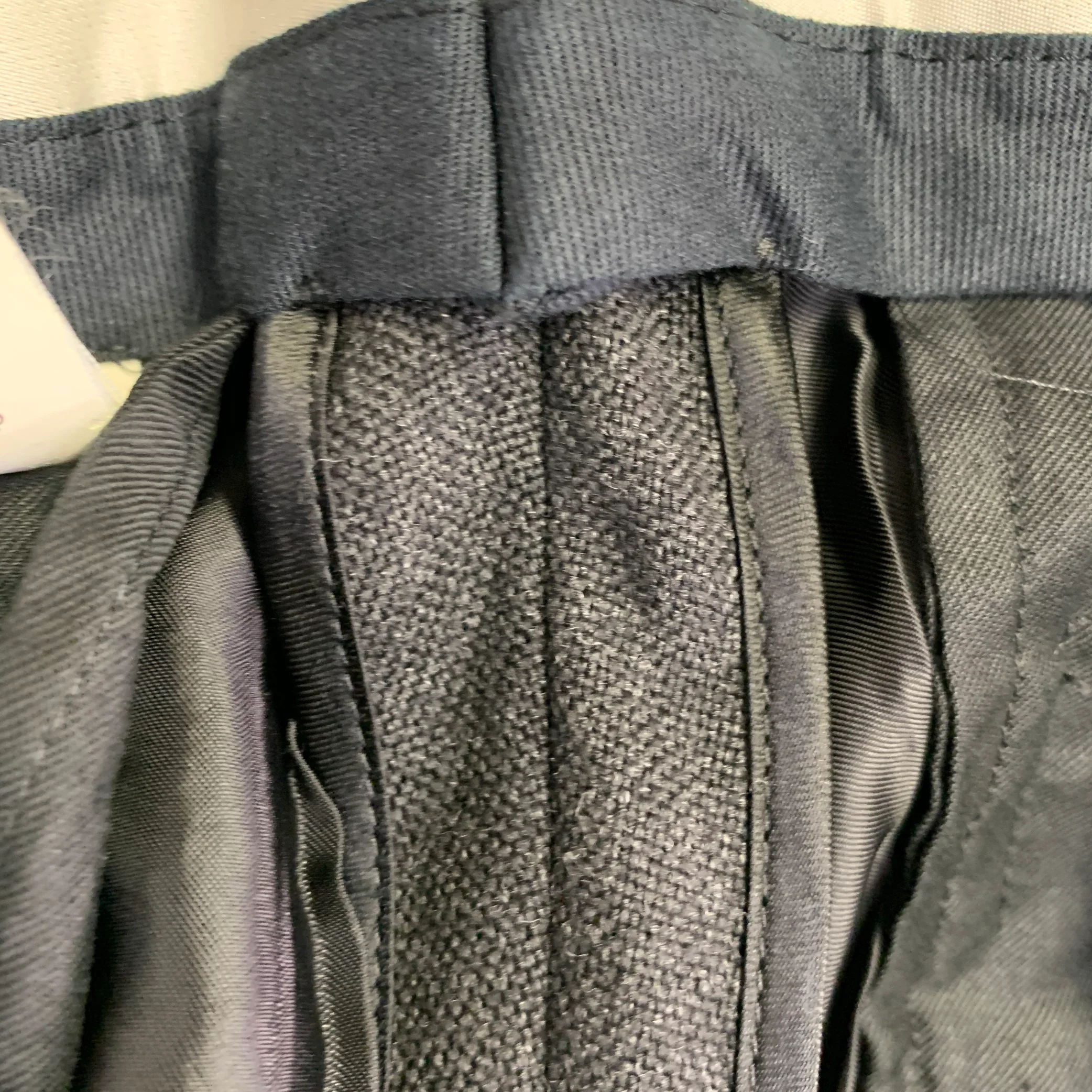 MARC JACOBS Size 32 Grey Charcoal Virgin Wool Wide Leg Cuffed Dress Pants - Image 6