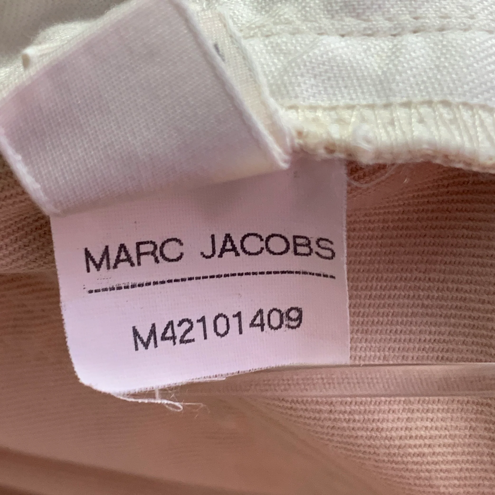 MARC JACOBS Size 34 Cream Cotton Twill Straight Zip Fly Casual Pants - Image 9