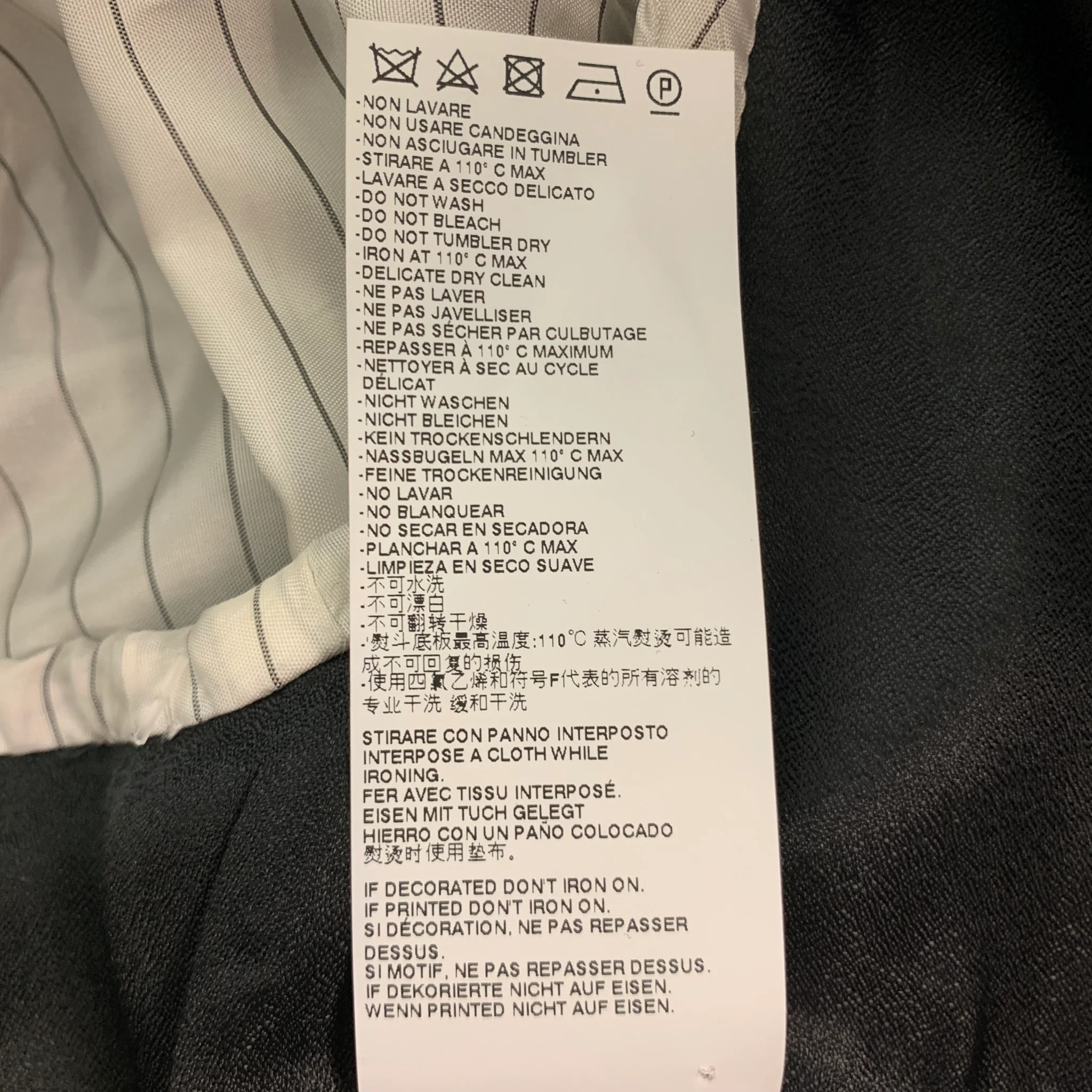 MARC JACOBS Size 38 Black Wool Polyester Tuxedo Sport Coat - Image 11