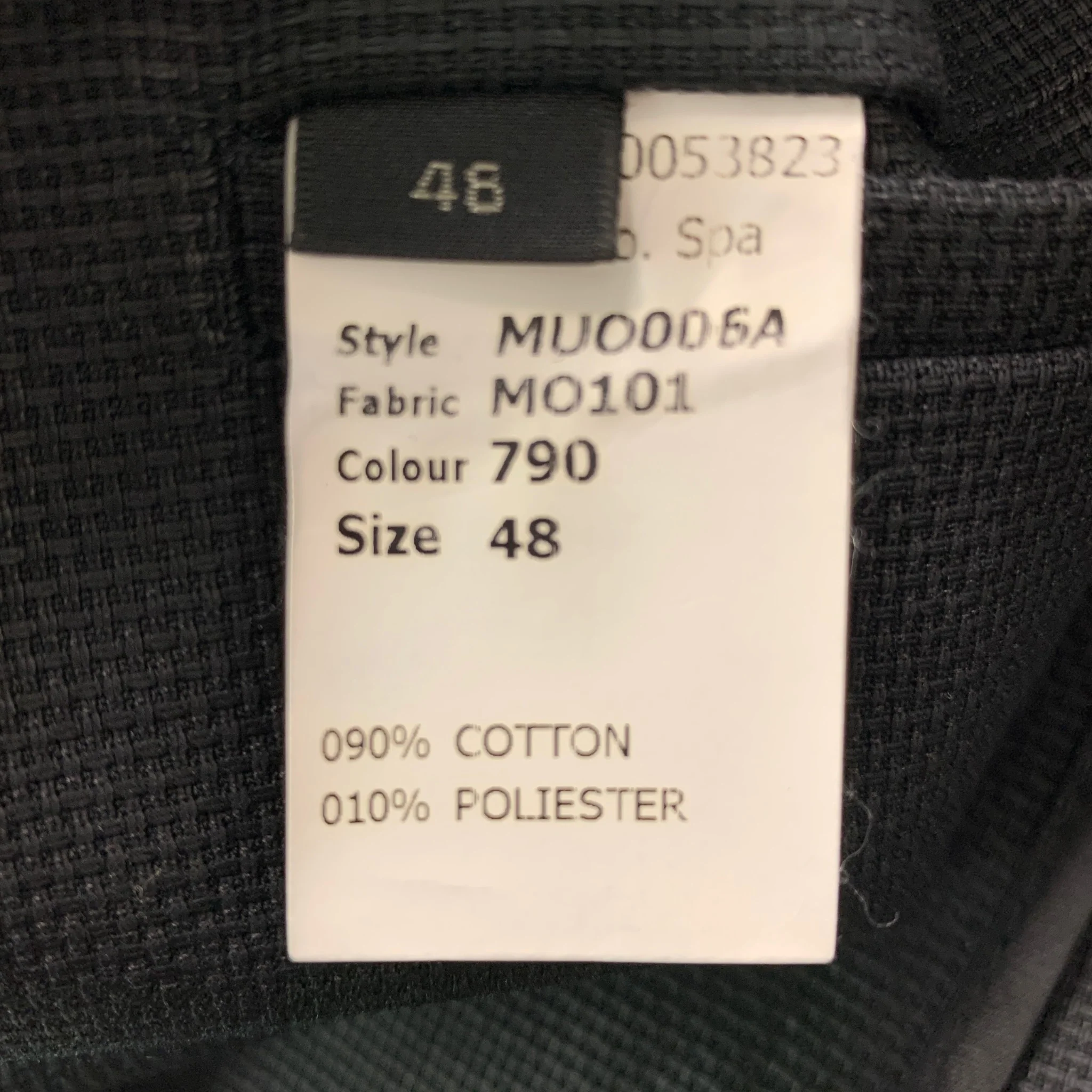 MARC JACOBS  Size 38 Black Woven Cotton Polyester Notch Lapel Sport Coat - Image 6