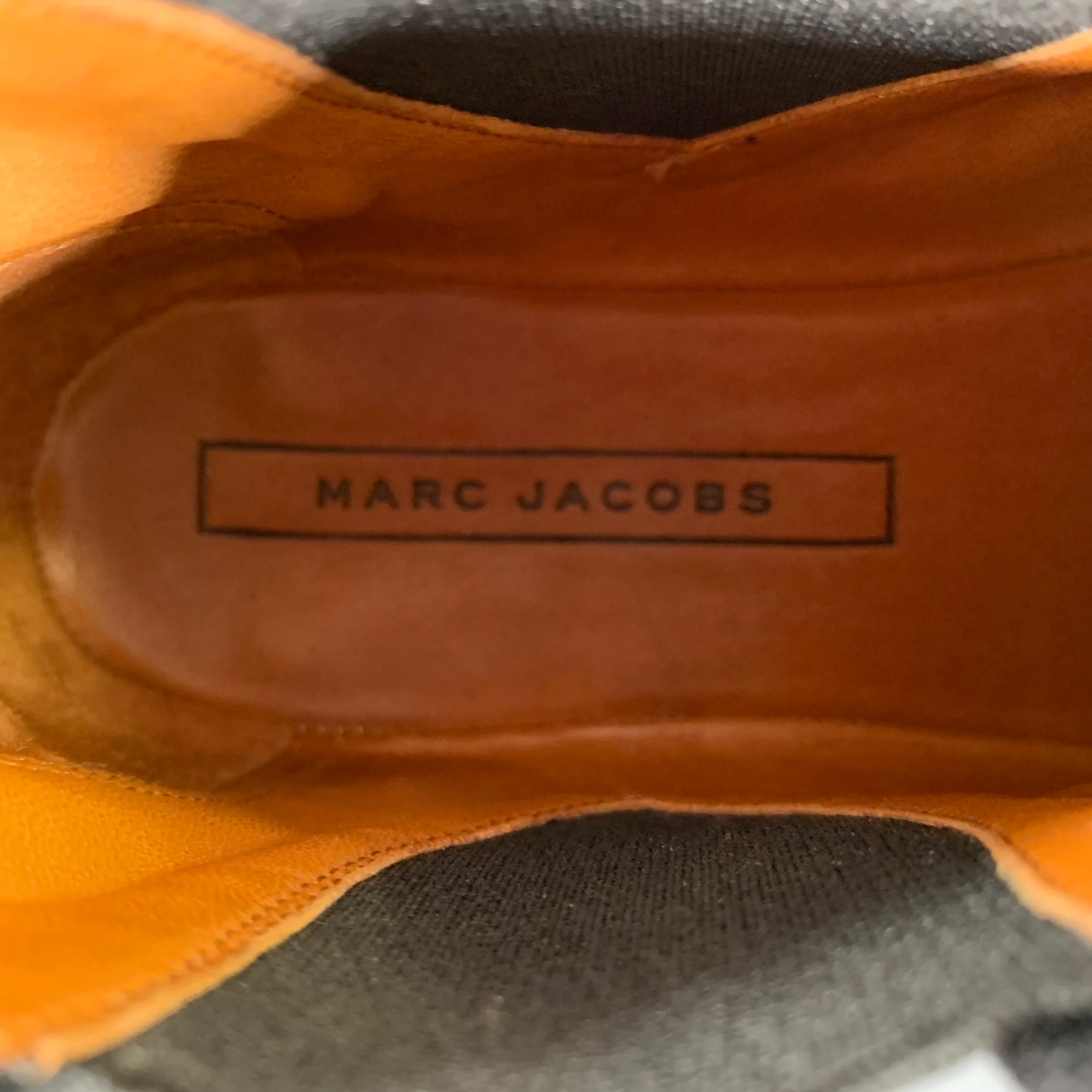 MARC JACOBS Size 8 Black Leather Calfskin Chelsea Flats - Image 8