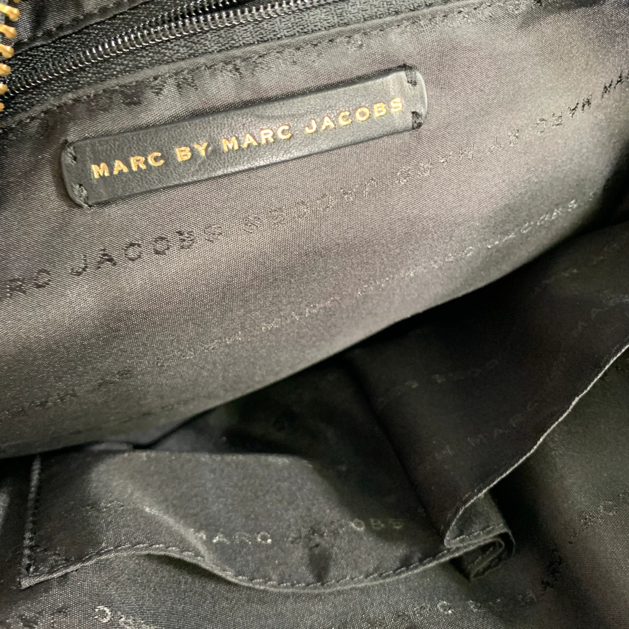 MARC JACOBS Size Black White Pebble Grain Leather Bags - Image 10
