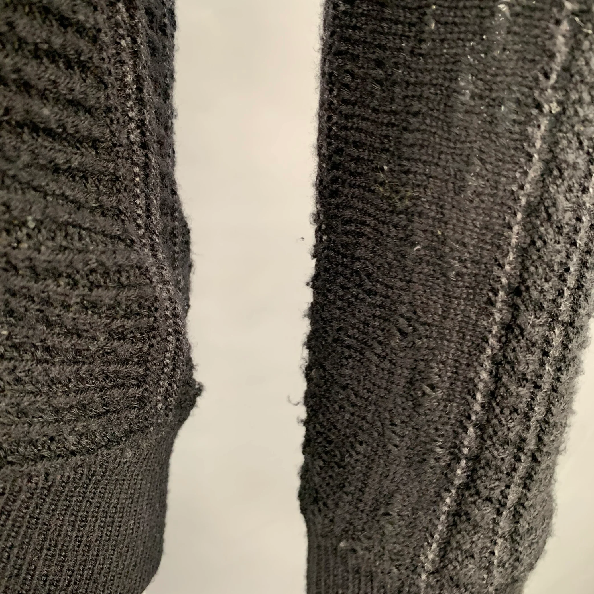 MARC JACOBS Size M Black Knit Wool Cotton Button Up Cardigan - Image 7