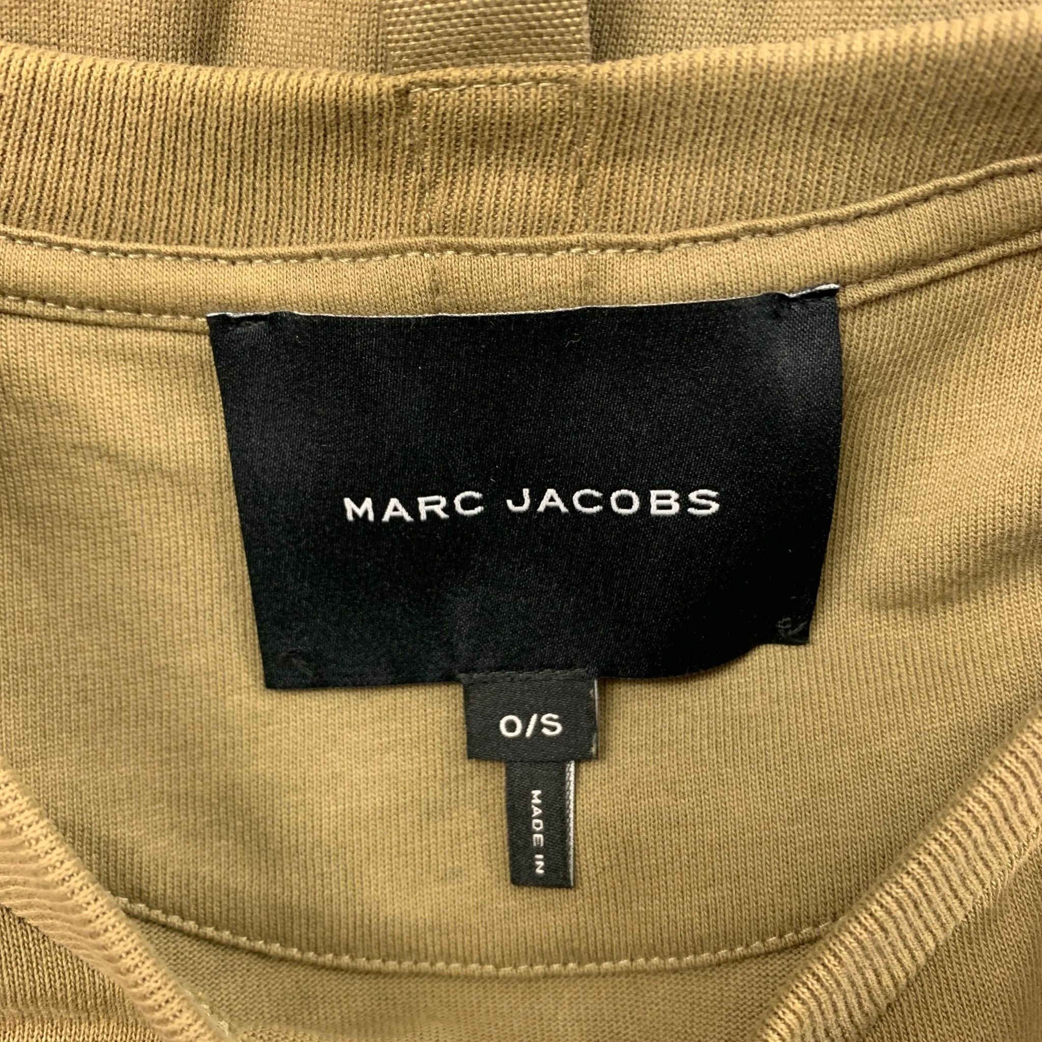 MARC JACOBS Size S Olive Embroidery Cotton Short Sleeve T-shirt - Image 5