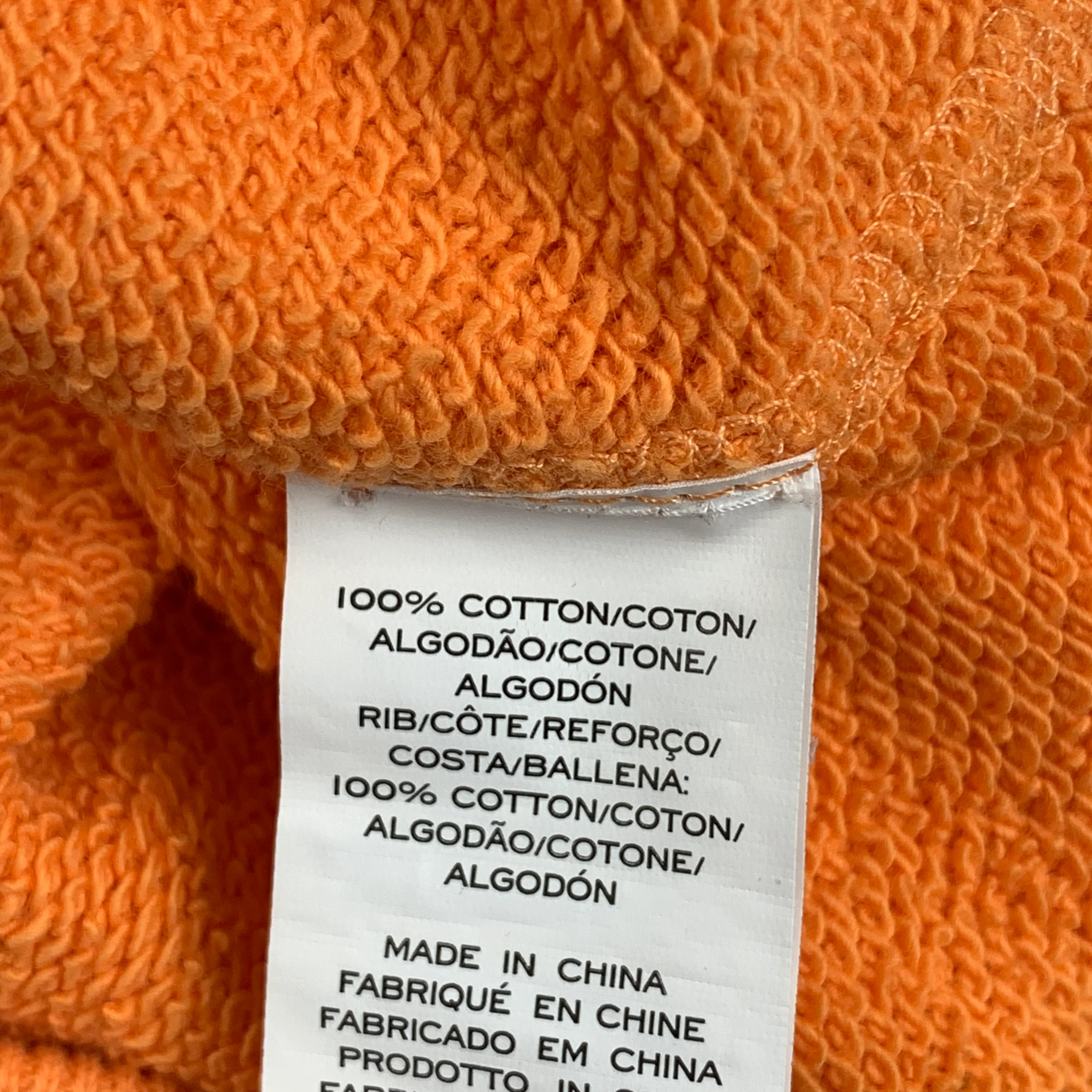 MARC JACOBS x PEANUTS Size XL Orange Black Graphic Cotton Crew-Neck Sweatshirt - Image 4