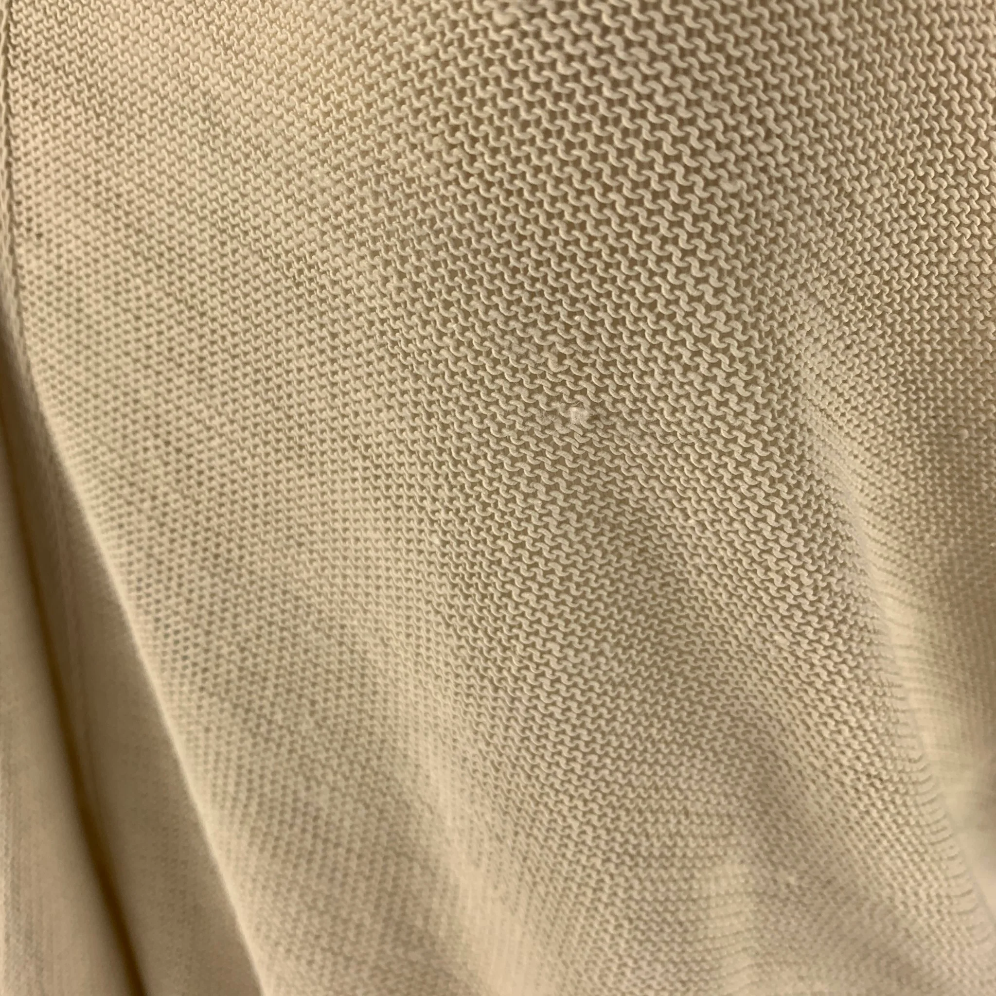 MARIA CORNEJO Size L Beige Linen Nylon Sleeveless Casual Top - Image 6