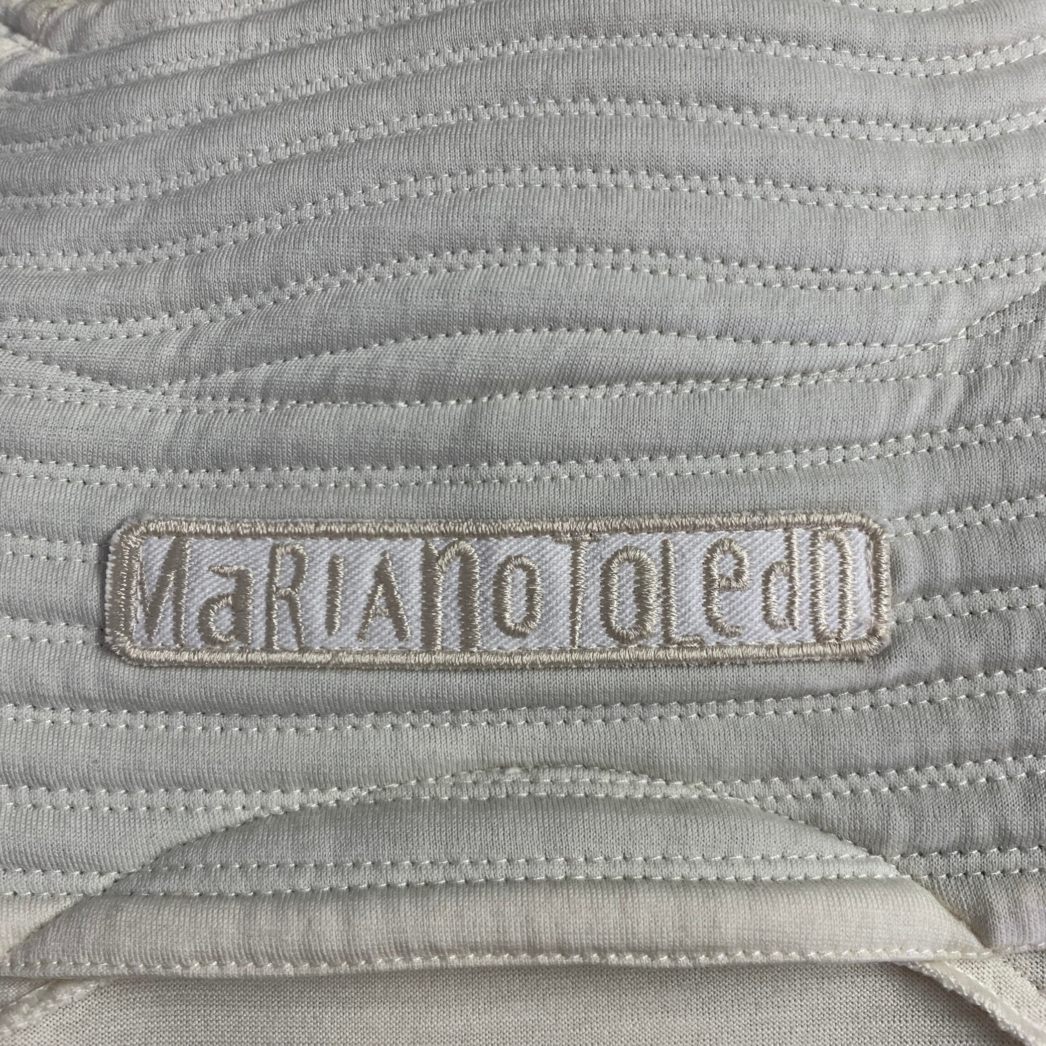 MARIANO TOLEDO One Size Cream Draped Belted Vest - Image 8