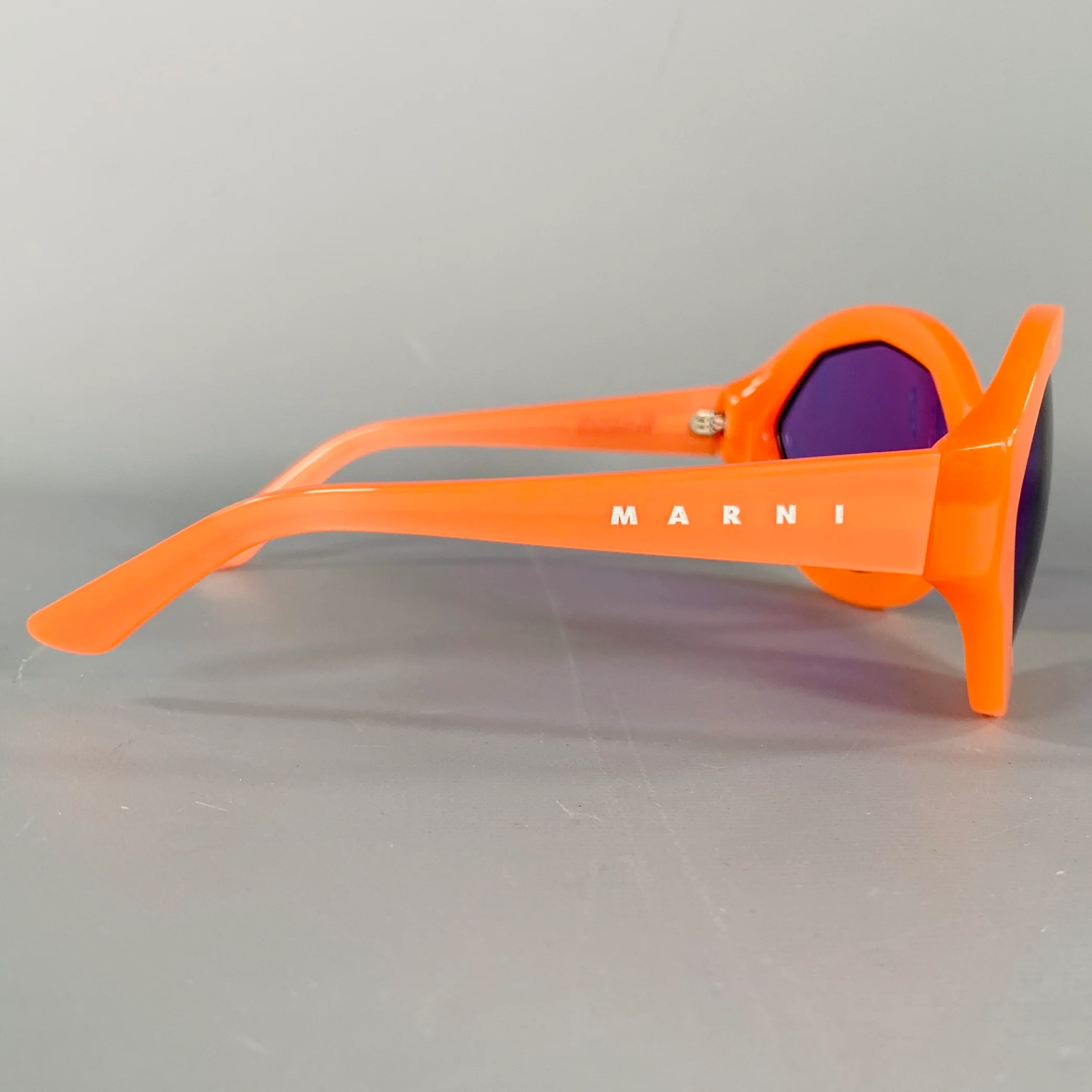 MARNI Cumulus Cloud Orange Acetate Sunglasses - Image 2