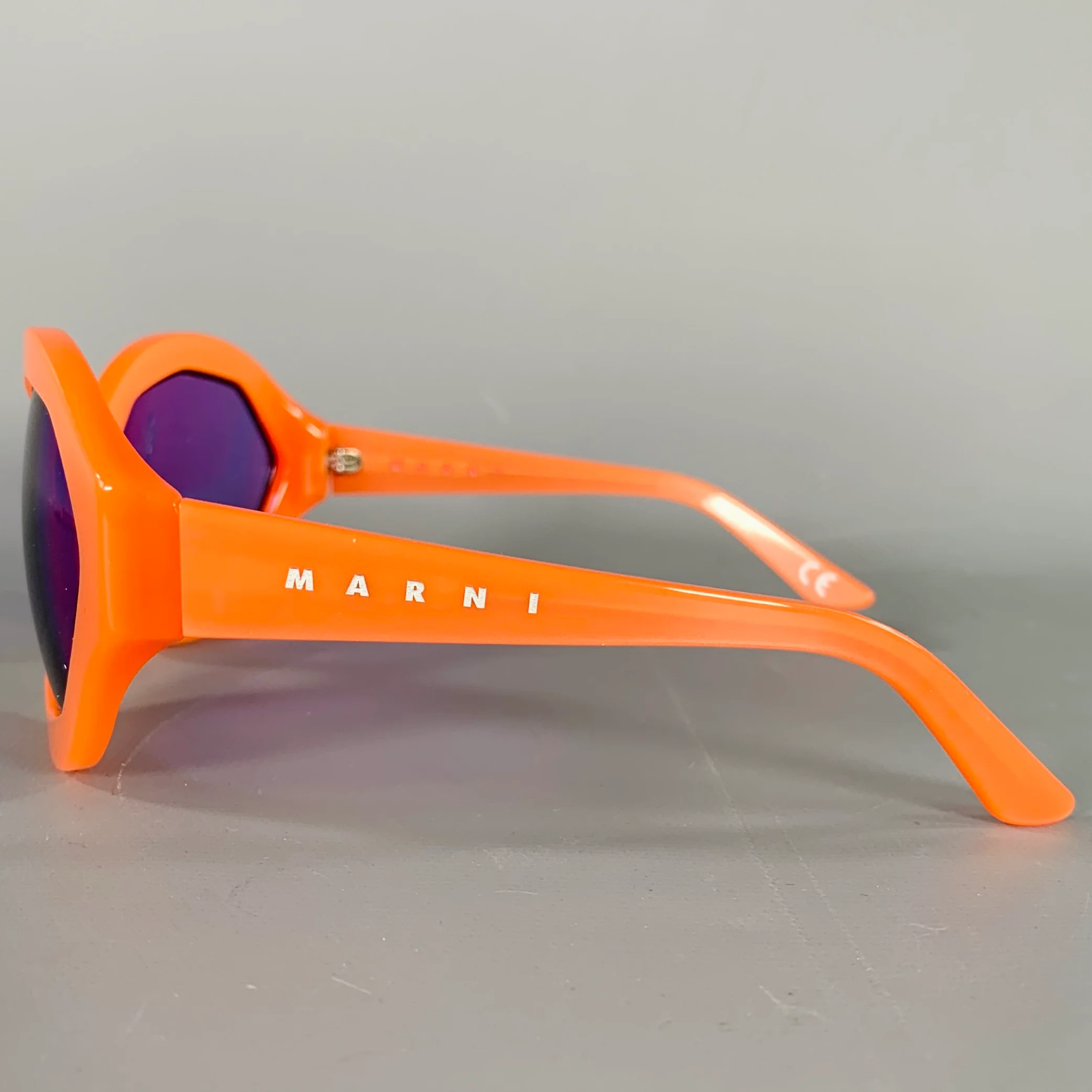 MARNI Cumulus Cloud Orange Acetate Sunglasses - Image 4