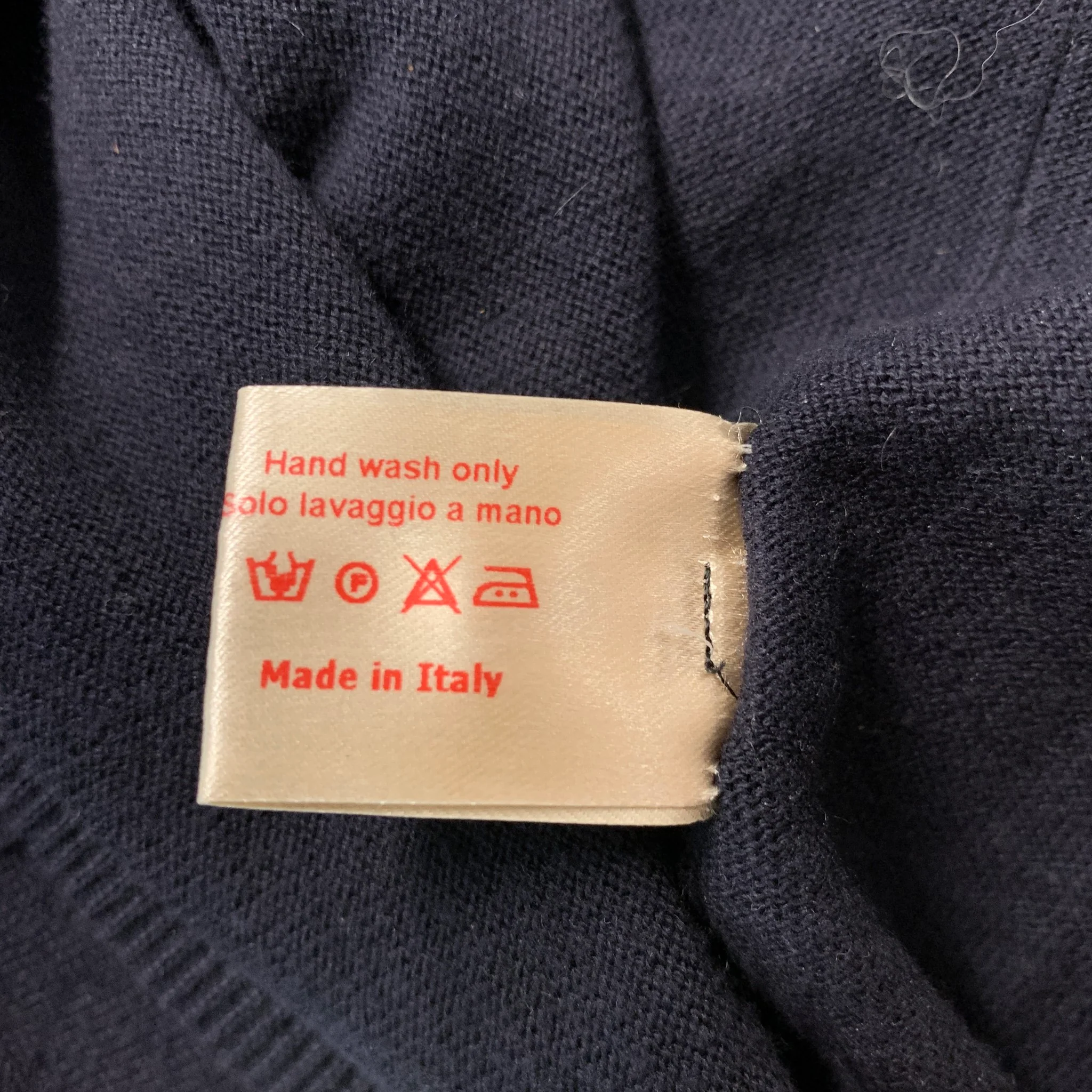 MARNI Size L Navy Cotton Pullover - Image 9