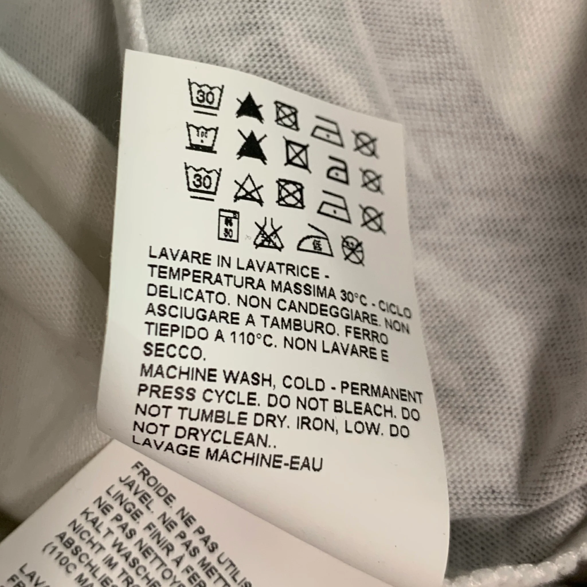 MARNI Size L White Black Graphic Cotton Crew-Neck T-shirt - Image 7