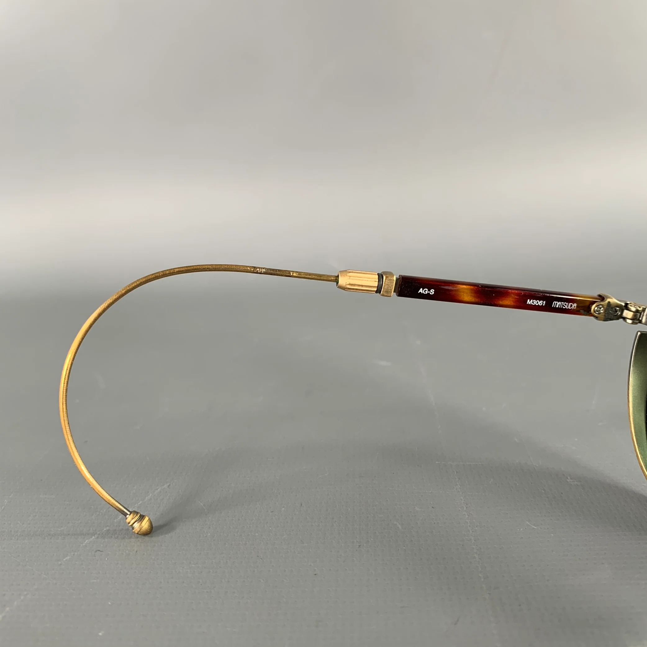 MATSUDA Tortoise Shell Antique Gold Sunglasses - Image 5