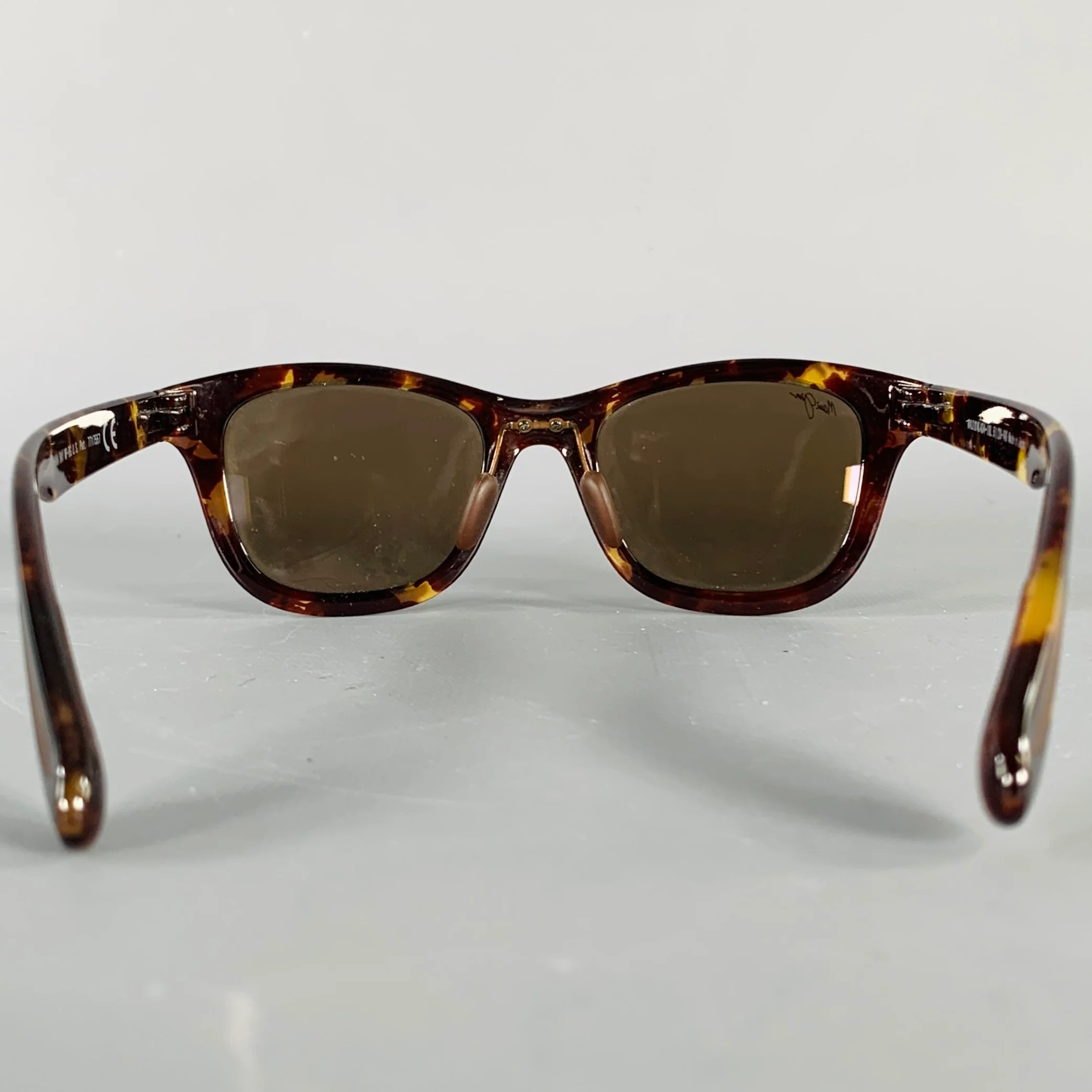 MAUI JIM Hana Bay Brown Tan Tortoiseshell Acetate Sunglasses - Image 3