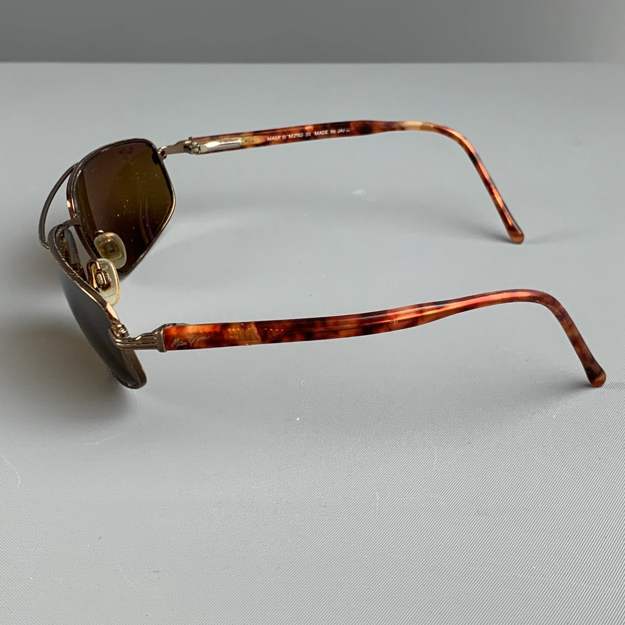 MAUI JIM Tortoise Shell Metal Sunglasses - Image 4